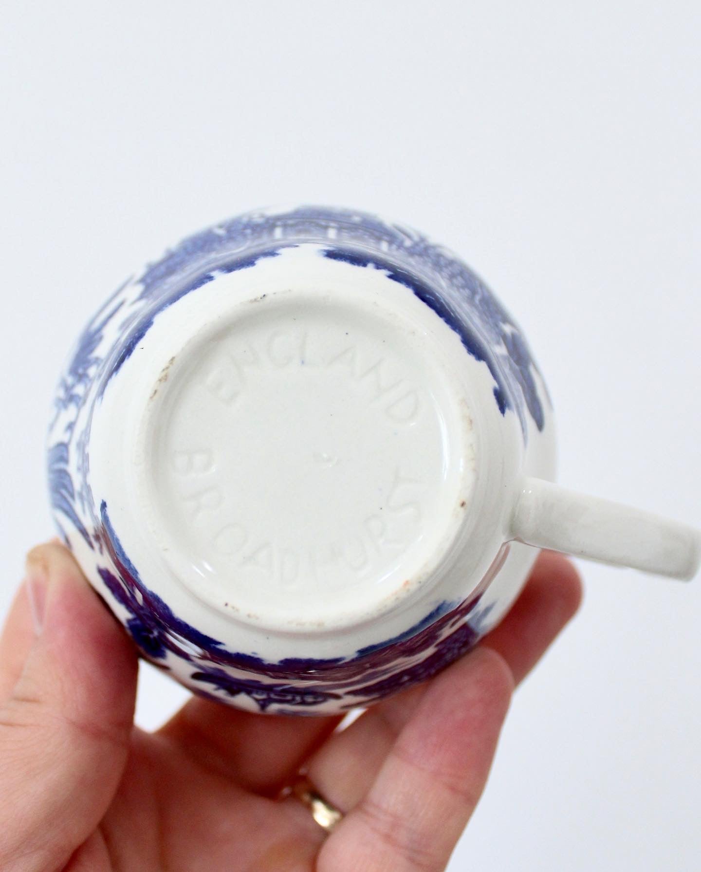 Vintage English Willoware Tea Cups