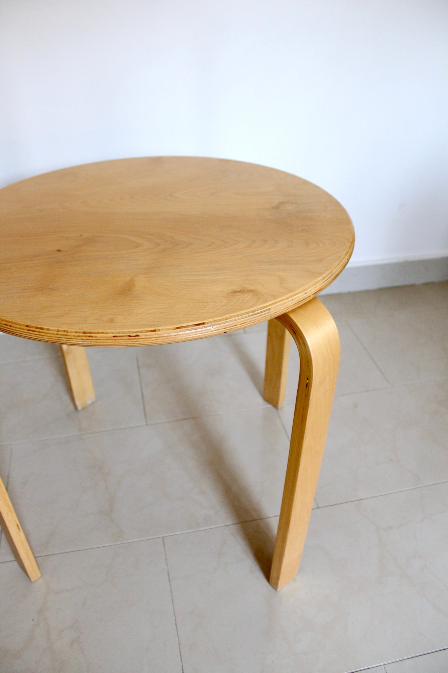 IKEA SVALSTA Birch Nesting Tables – Set of Two