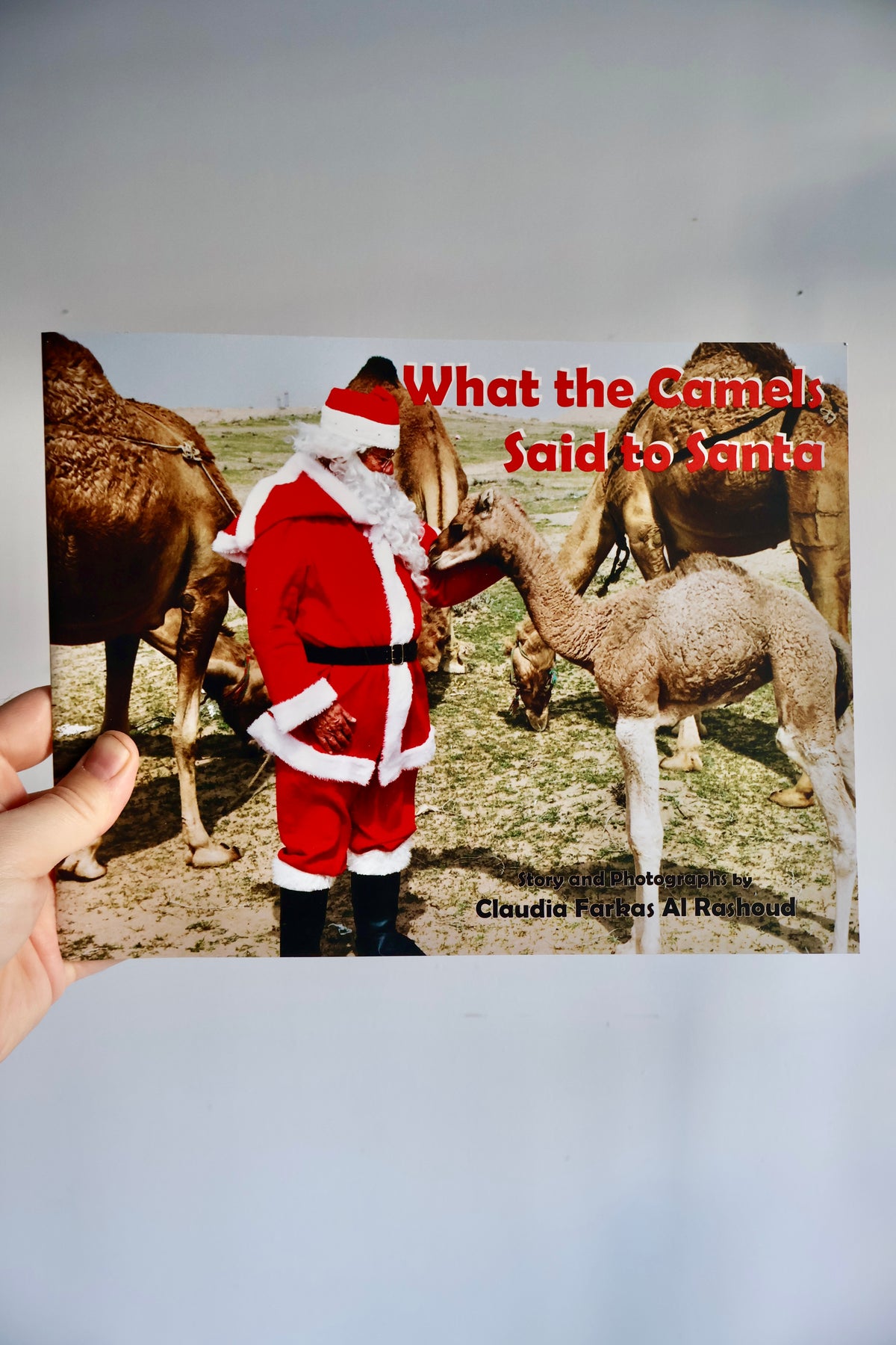 Signed What the Camels Said to Santa — Claudia Farkas Al-Rashoud, 2002