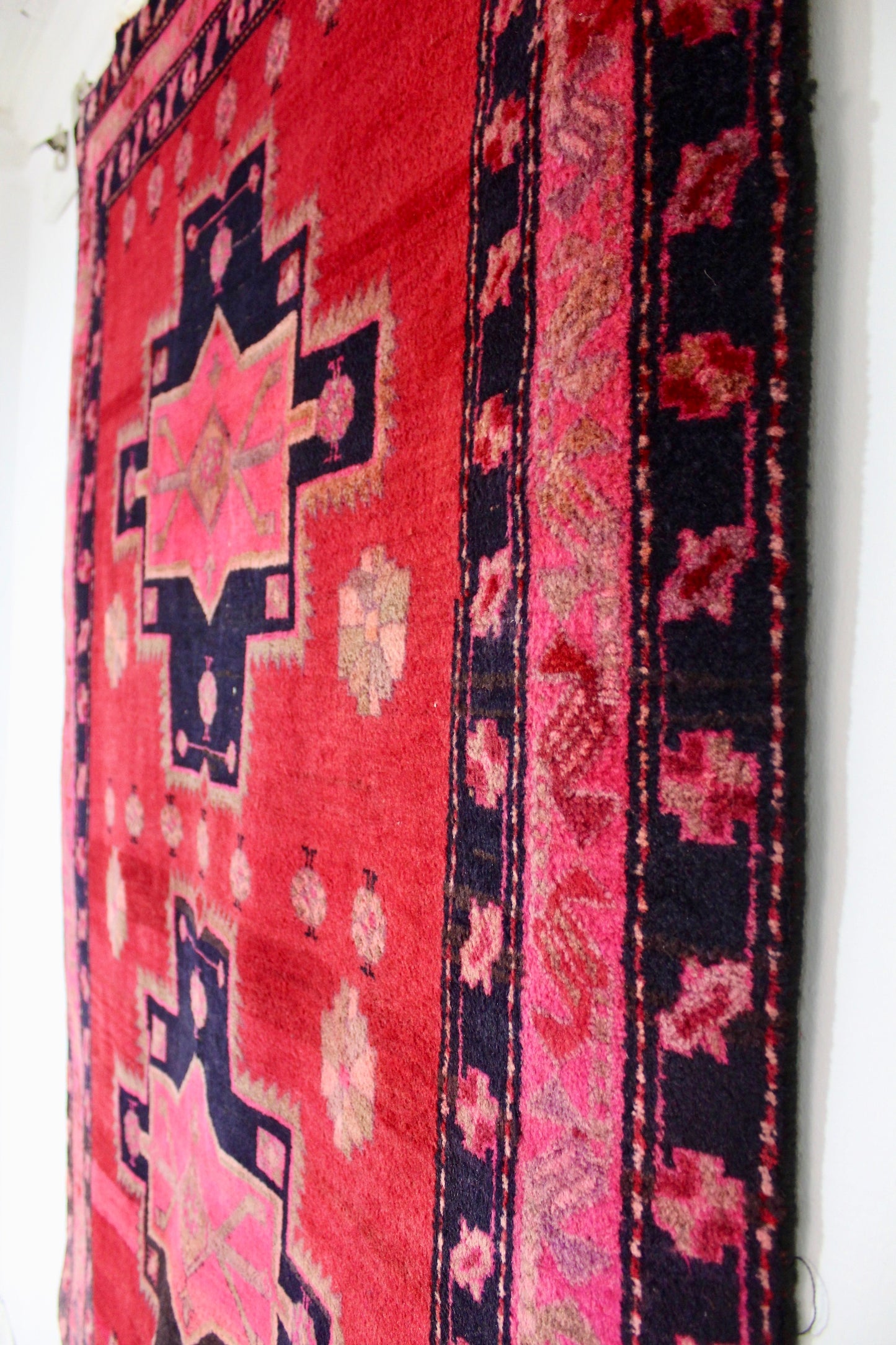 Vintage Persian Handwoven Extra Wide Runner