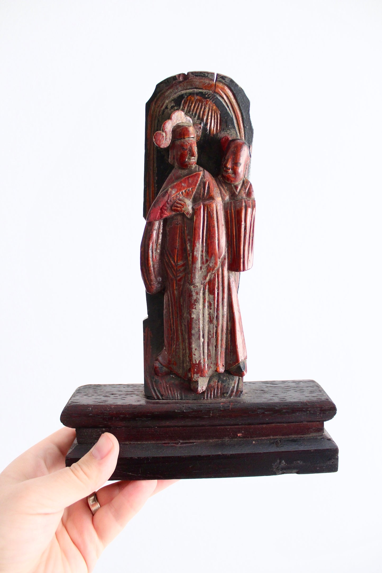 Hand Carved Chinese Rosewood Sculpture