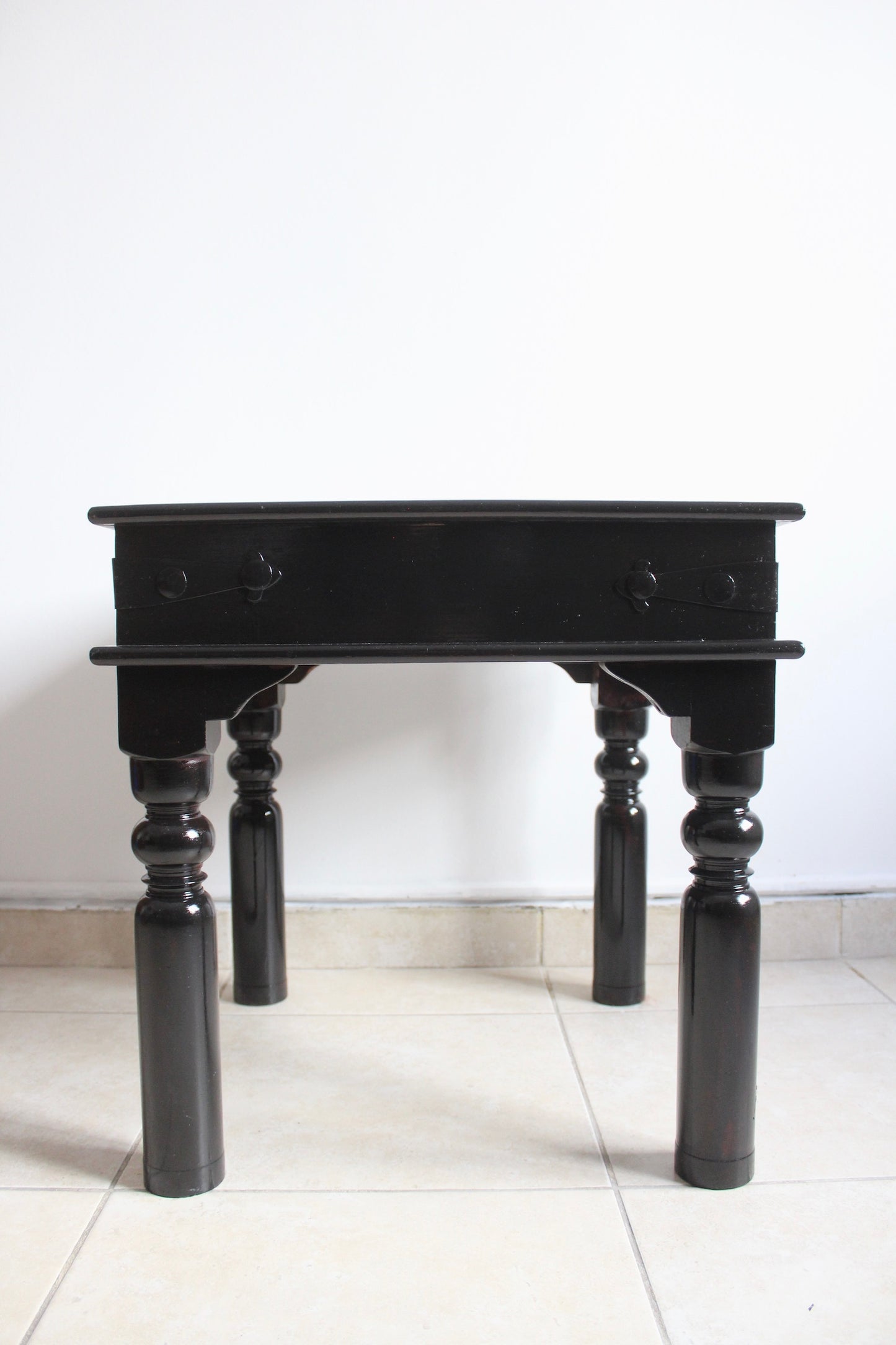 Vintage Hand-carved Solid Wood Indian Table