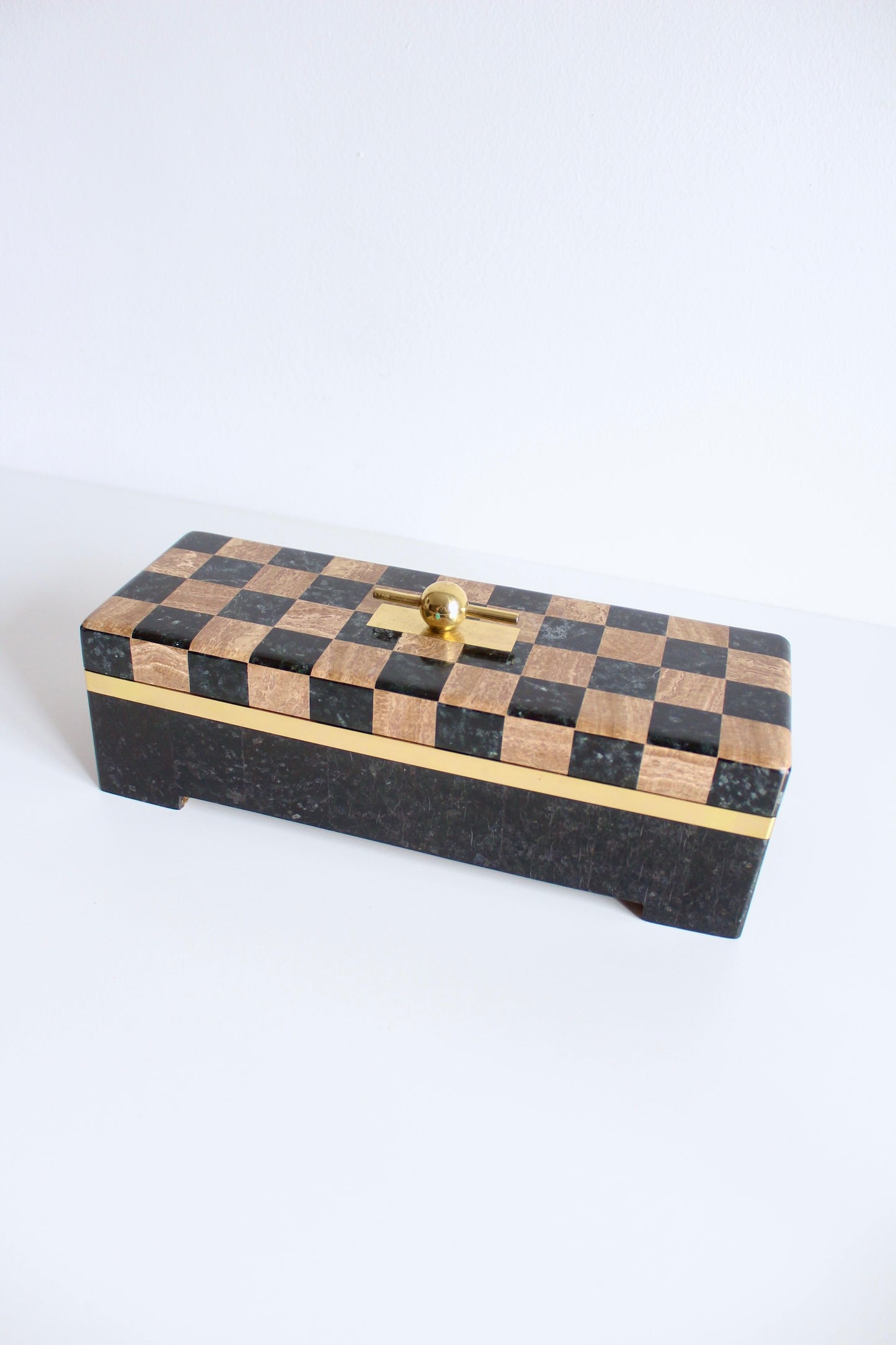 Stone and Brass Box