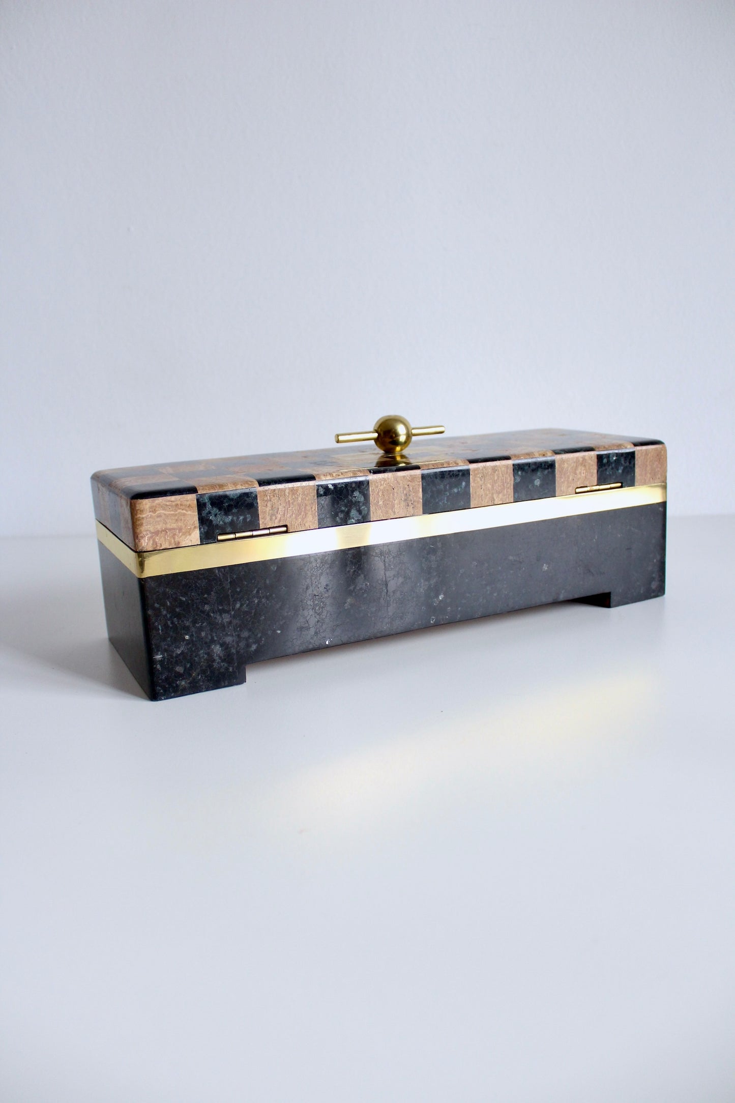 Stone and Brass Box
