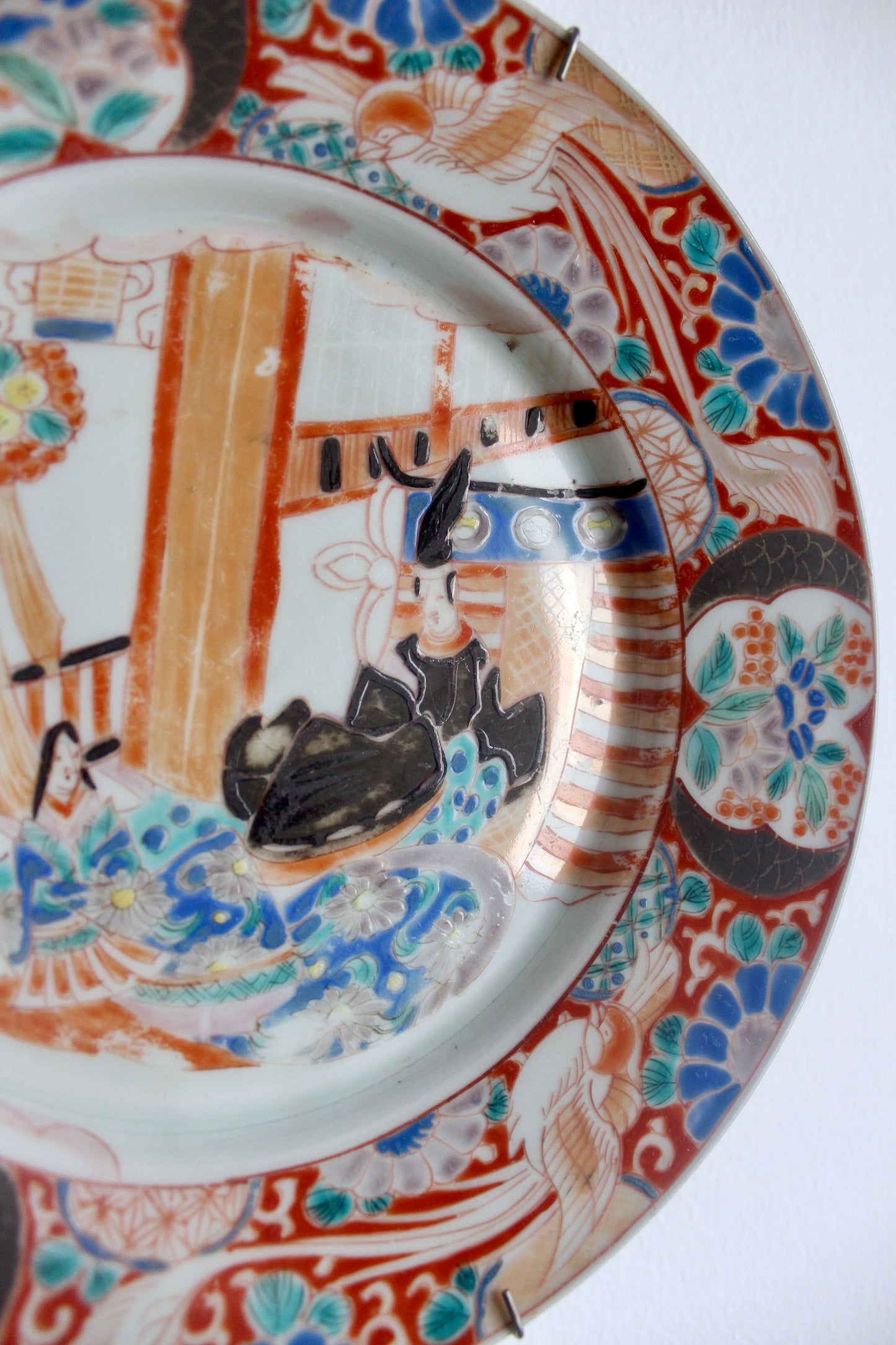 Antique Chinese Handpainted Porcelain Plate