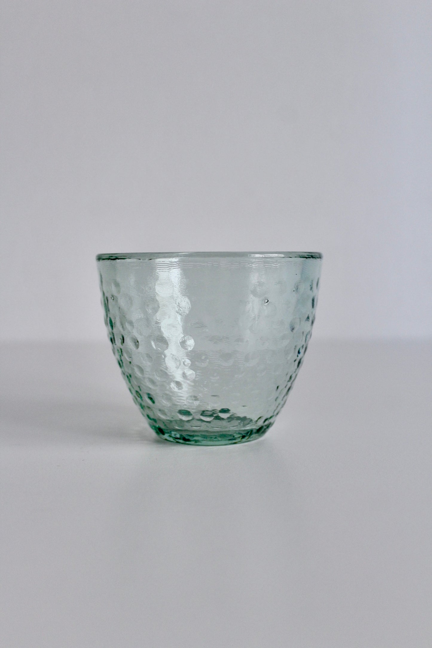 Vintage Spanish Recycled Glass Tumblers or Candle Votives