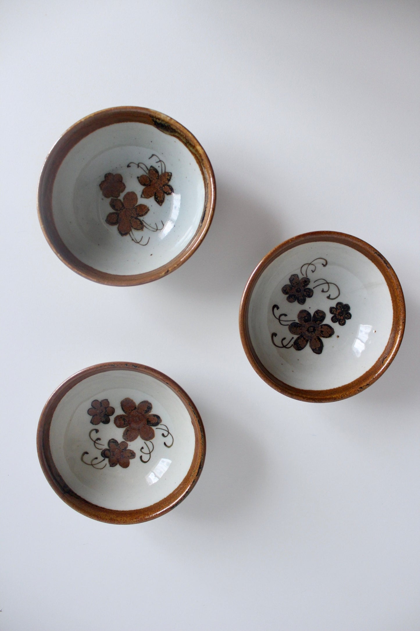 Vintage 1970s El Palomar or Tonala Handmade Mexican Bowls