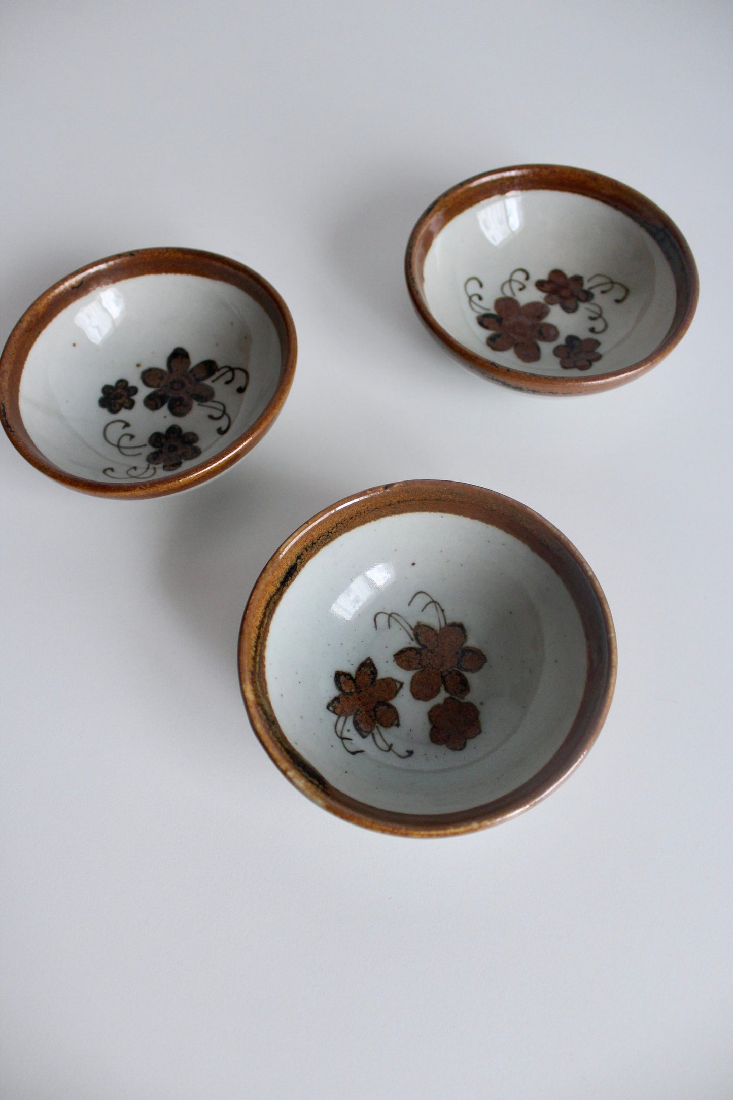 Vintage 1970s El Palomar or Tonala Handmade Mexican Bowls