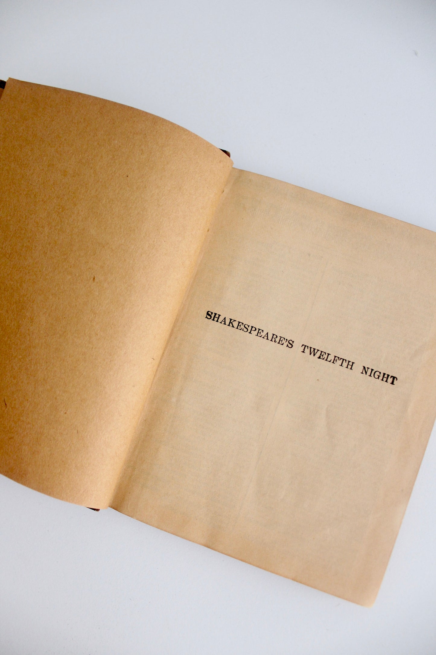 Antique 1921 Shakespeare's "Twelfth Night"