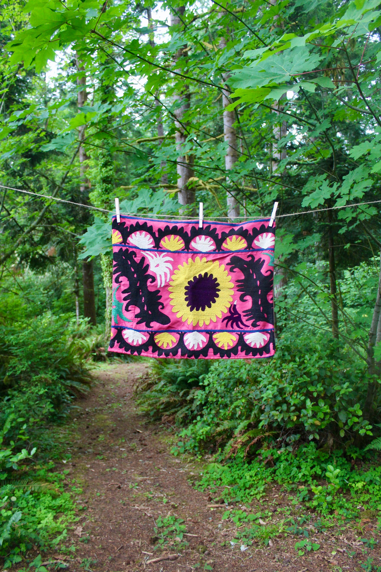 Vintage Suzani Pillowcase 11 - 46x56