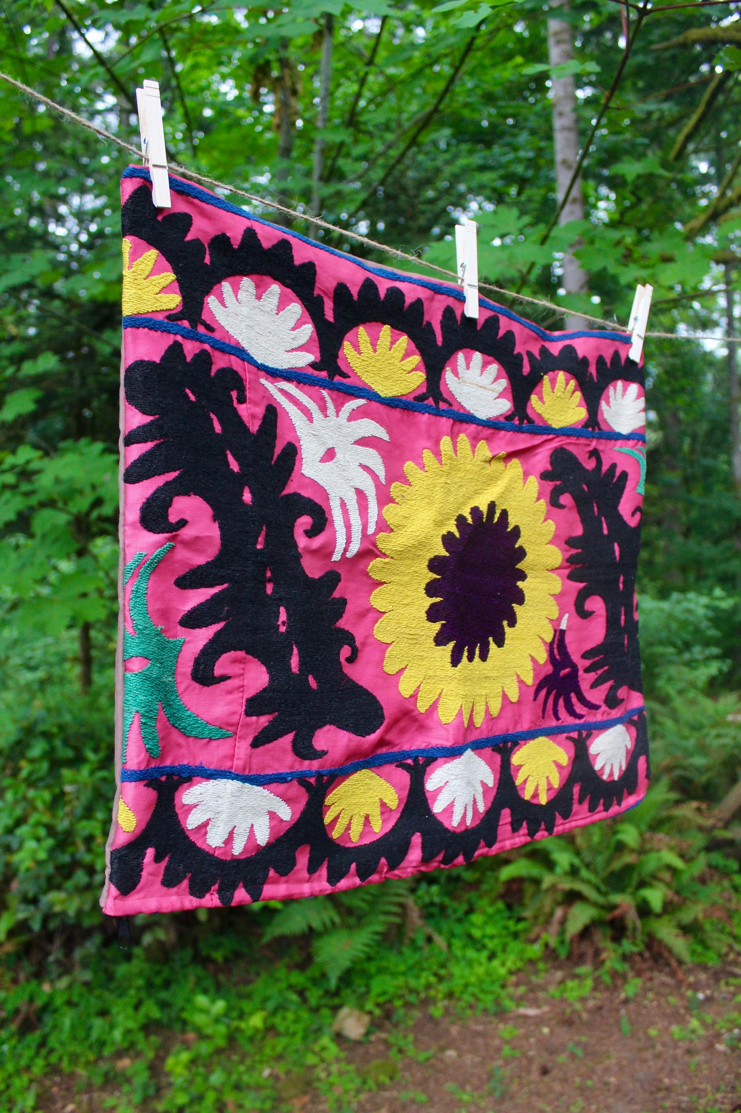 Vintage Suzani Pillowcase 11 - 46x56