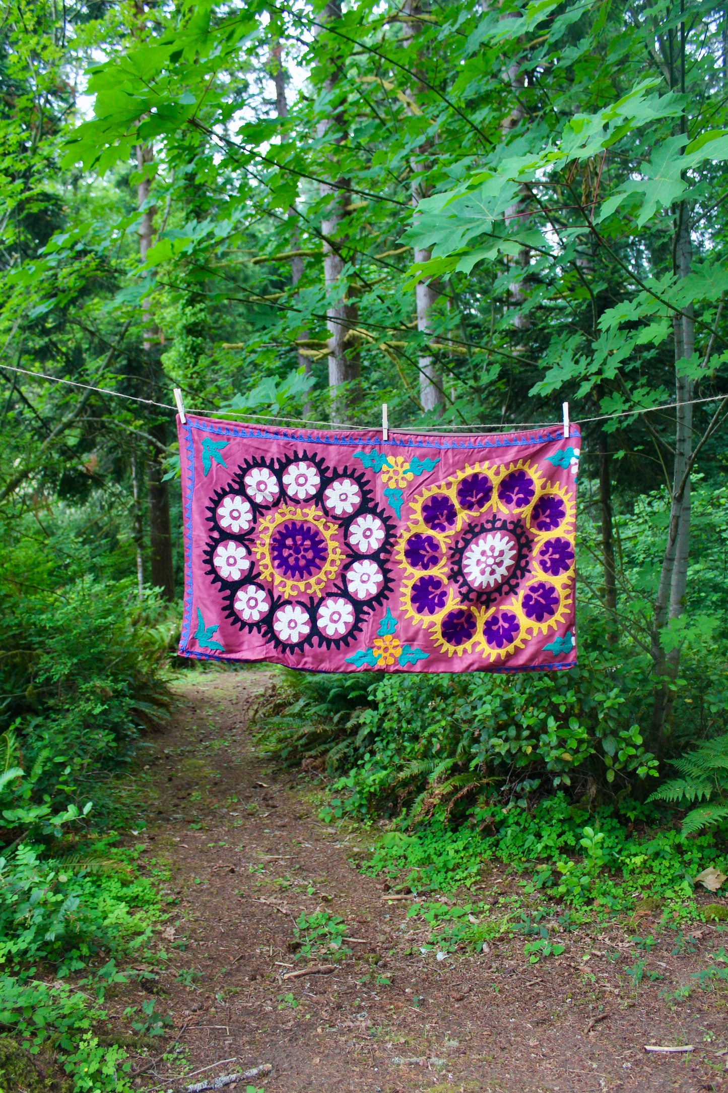 Vintage Suzani Pillowcase 9 - 60x90