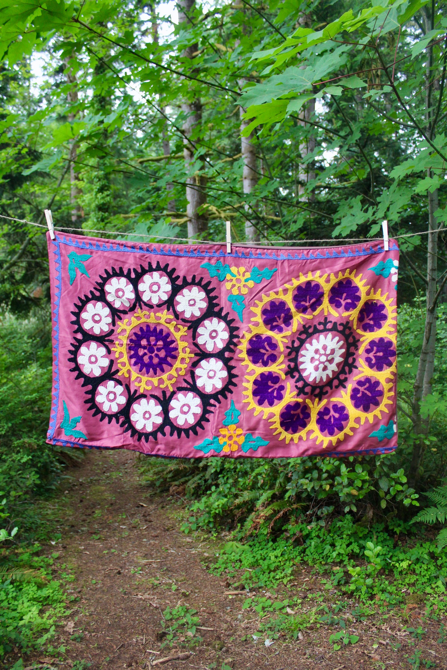 Vintage Suzani Pillowcase 9 - 60x90