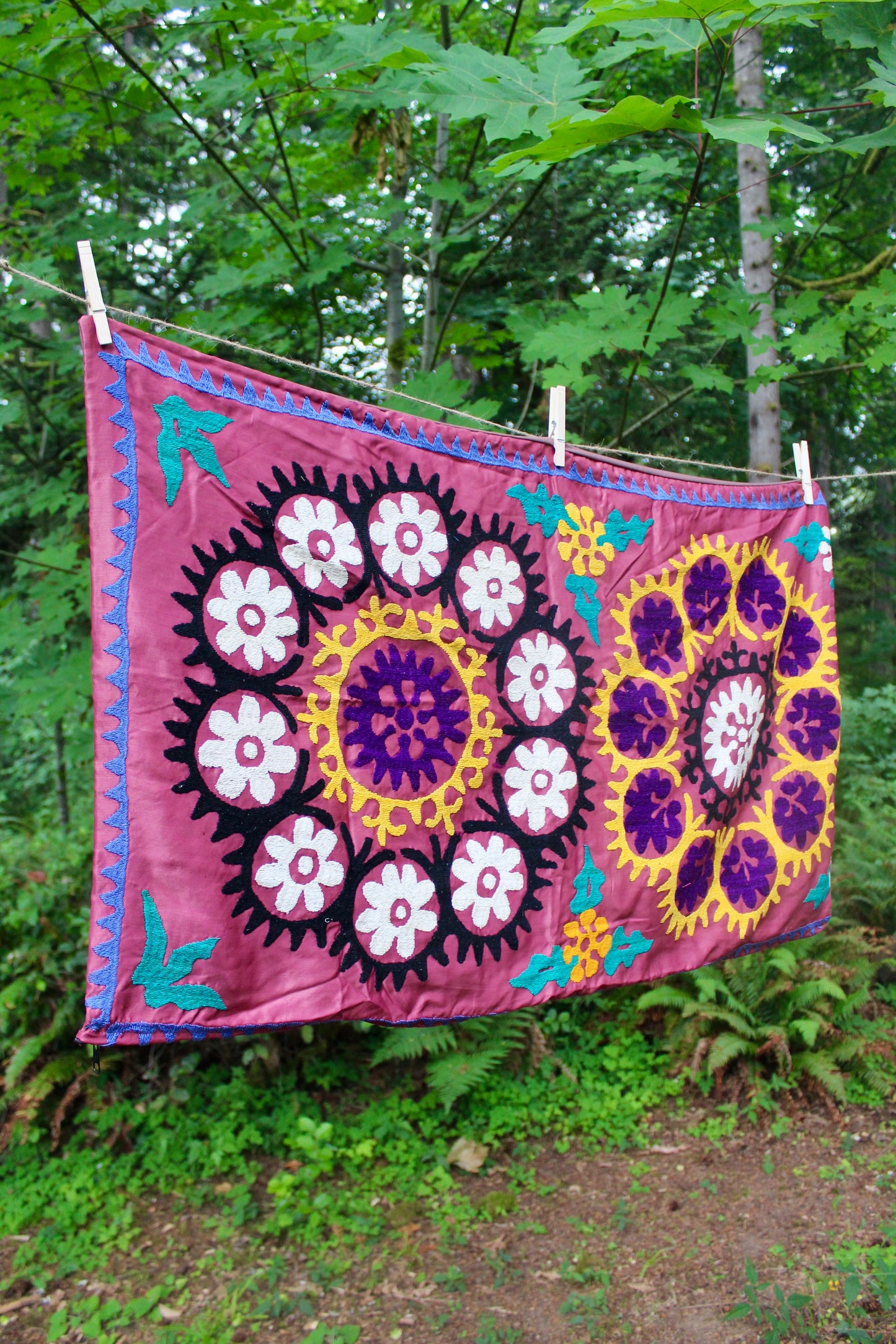 Vintage Suzani Pillowcase 9 - 60x90