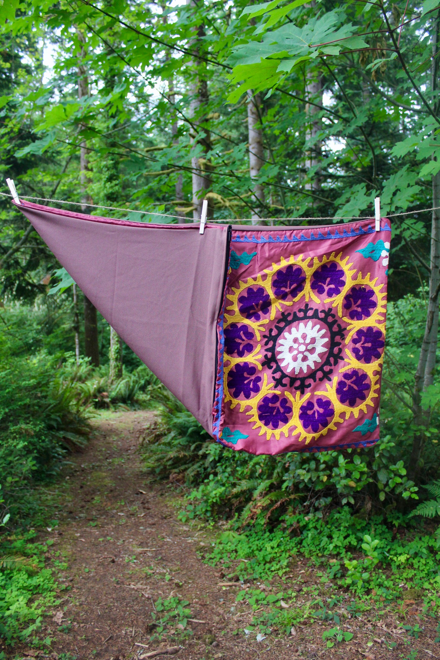 Vintage Suzani Pillowcase 9 - 60x90