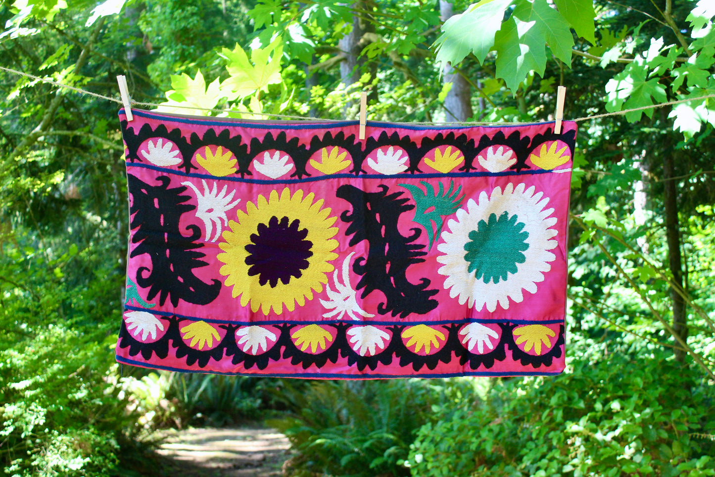 Vintage Suzani Pillowcase 13 - 47x74