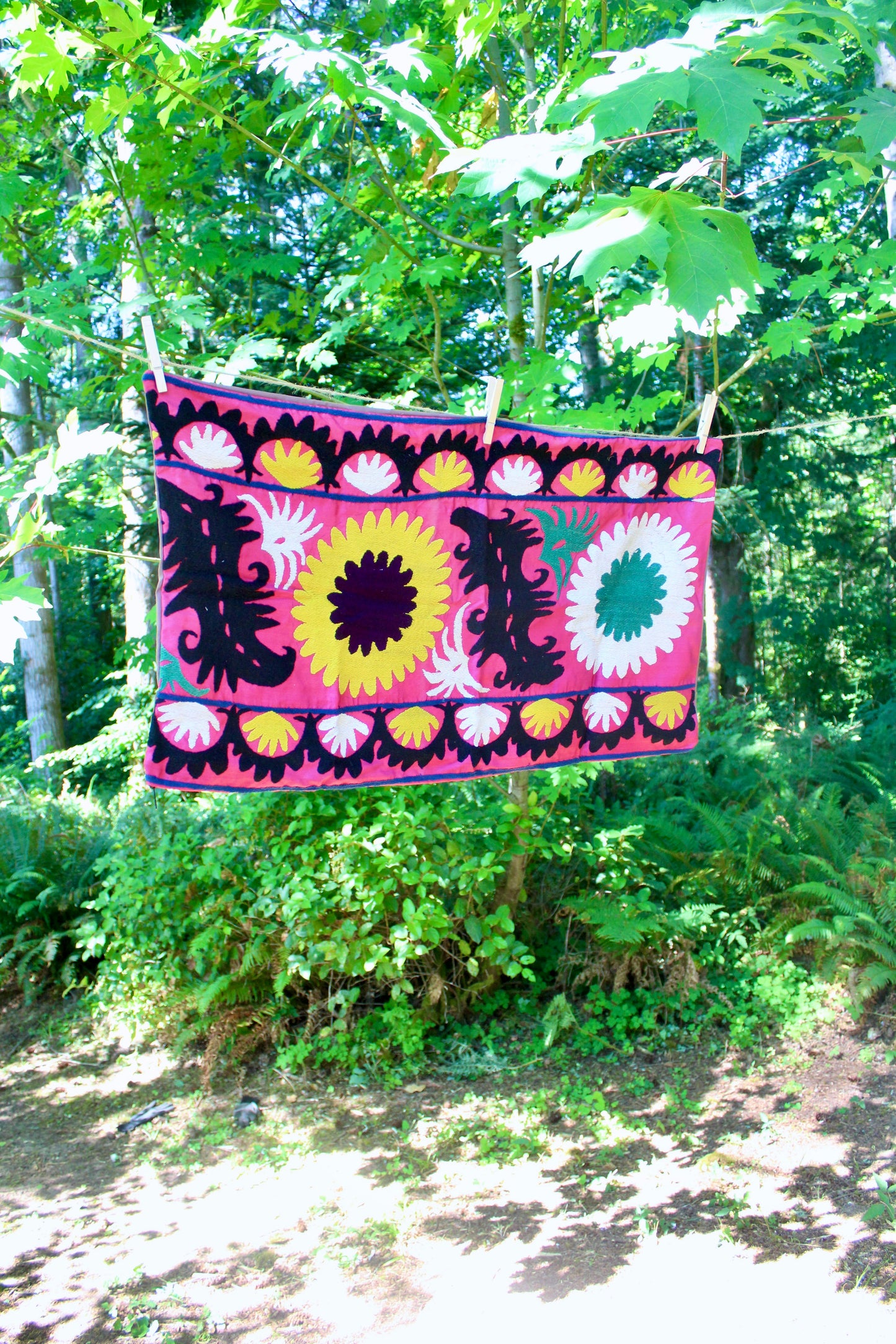 Vintage Suzani Pillowcase 13 - 47x74