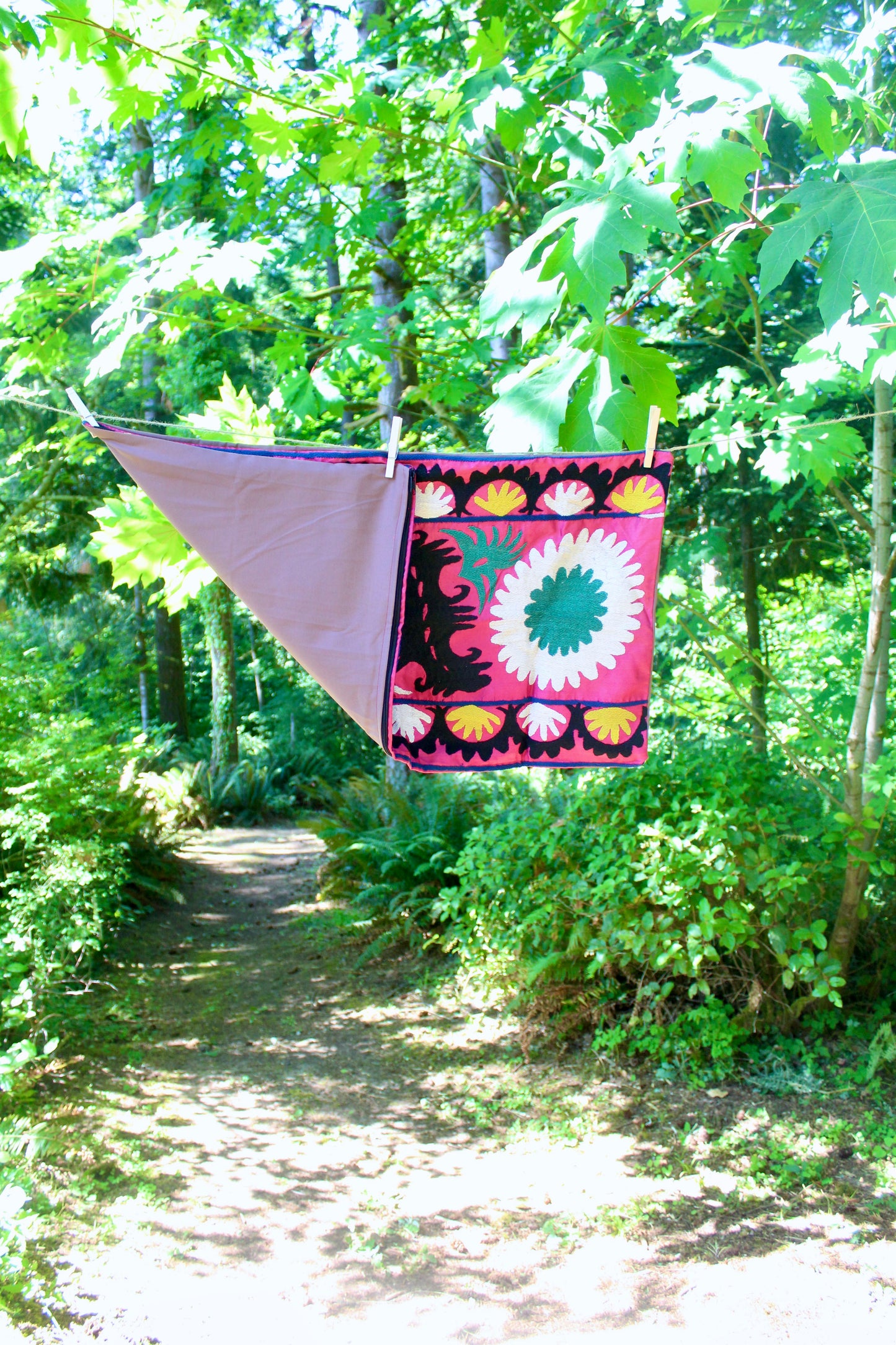 Vintage Suzani Pillowcase 13 - 47x74