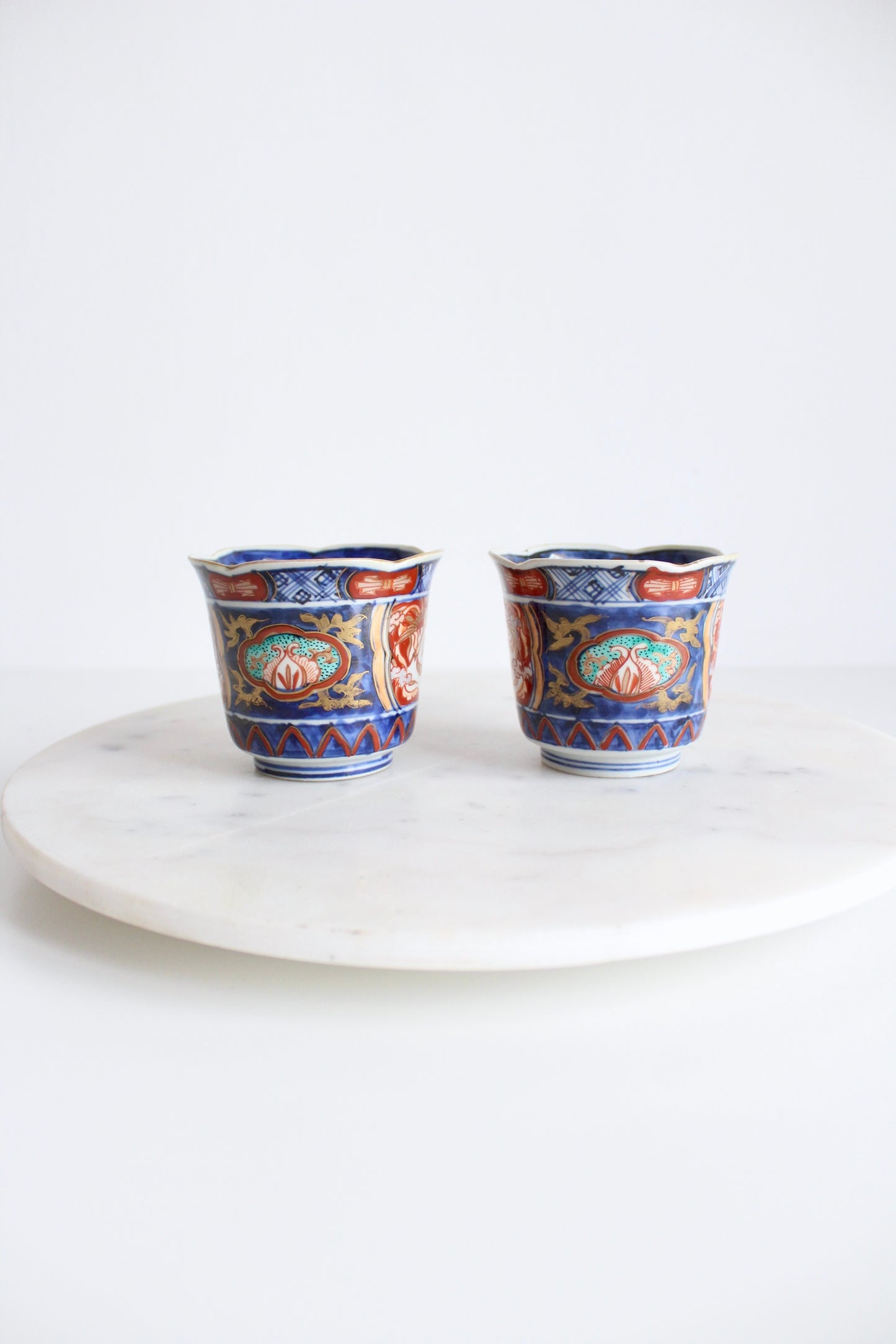 Early 20th century Imari Tea Cup Set