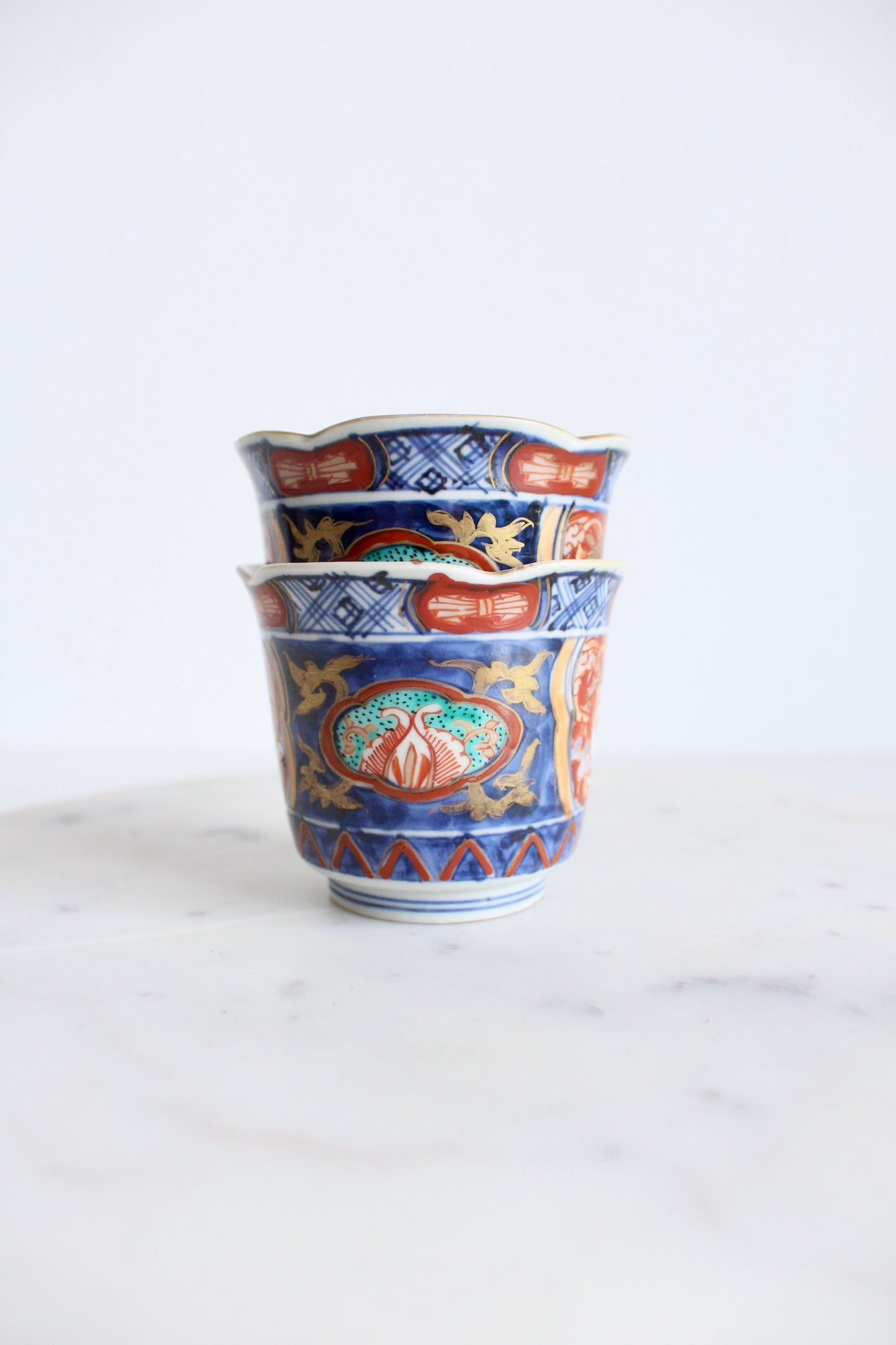 Early 20th century Imari Tea Cup Set