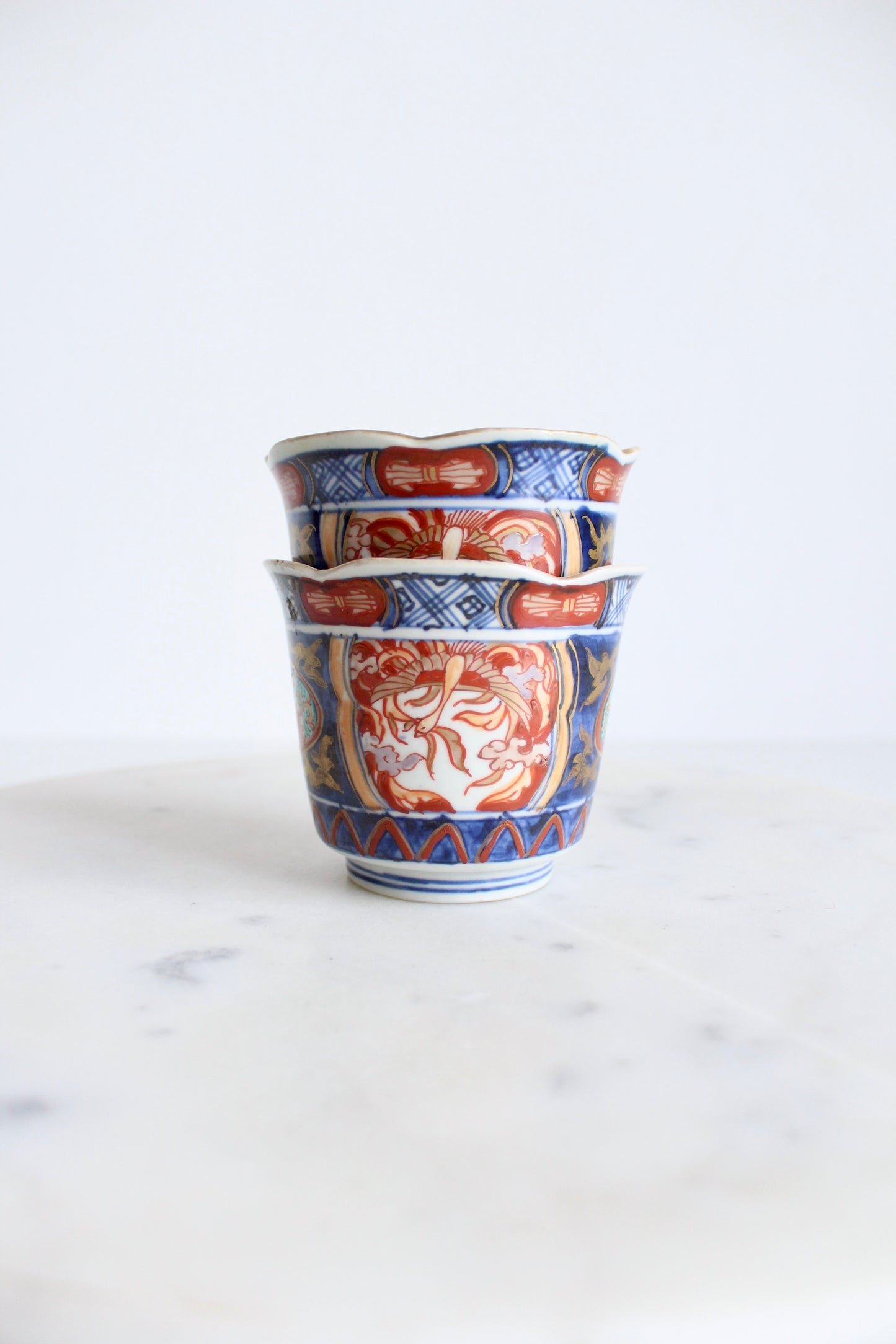 Early 20th century Imari Tea Cup Set