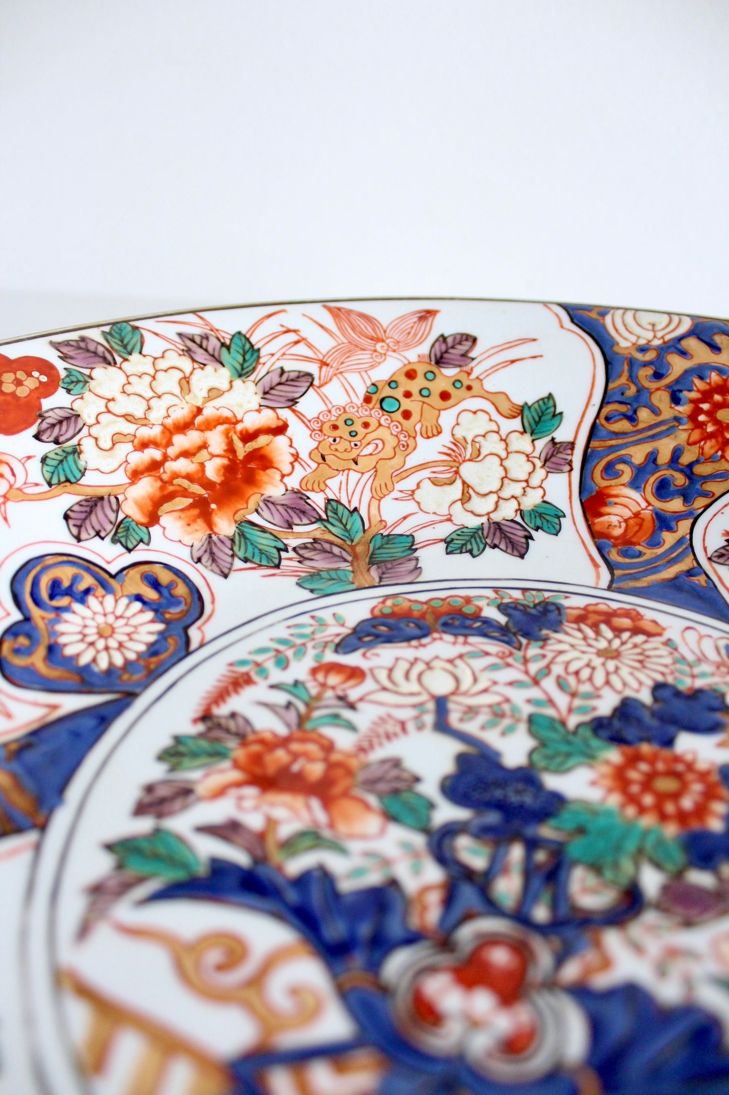 RARE XL Late 19th Century Authentically Japanese Imari Plate/Bowl