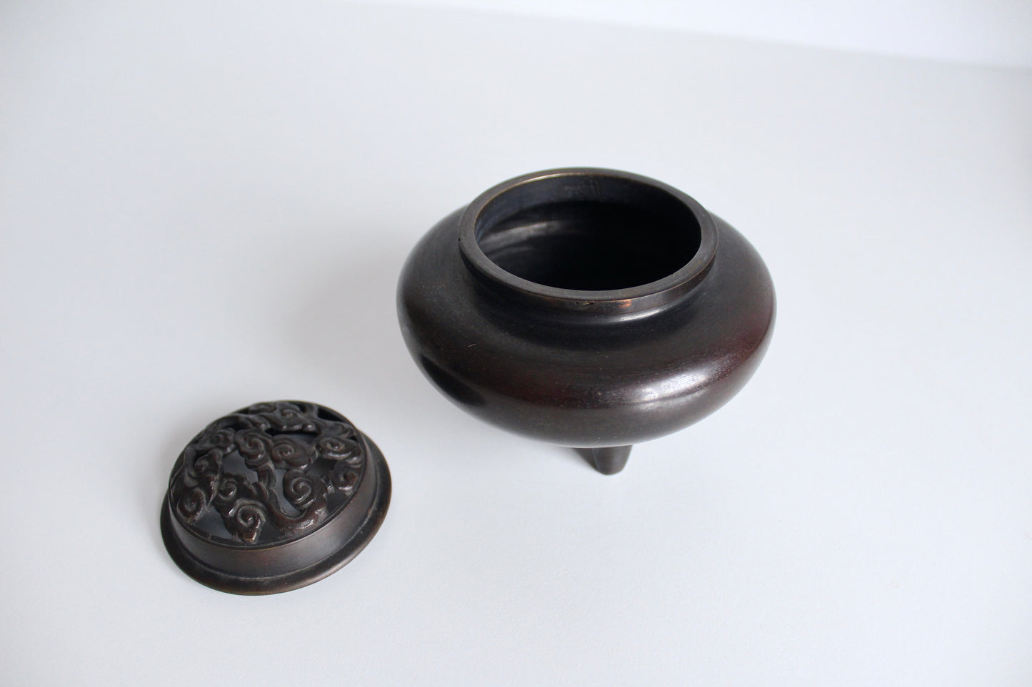 Late 19th Century Japanese Bronze Incense Burner(Mubkhar)