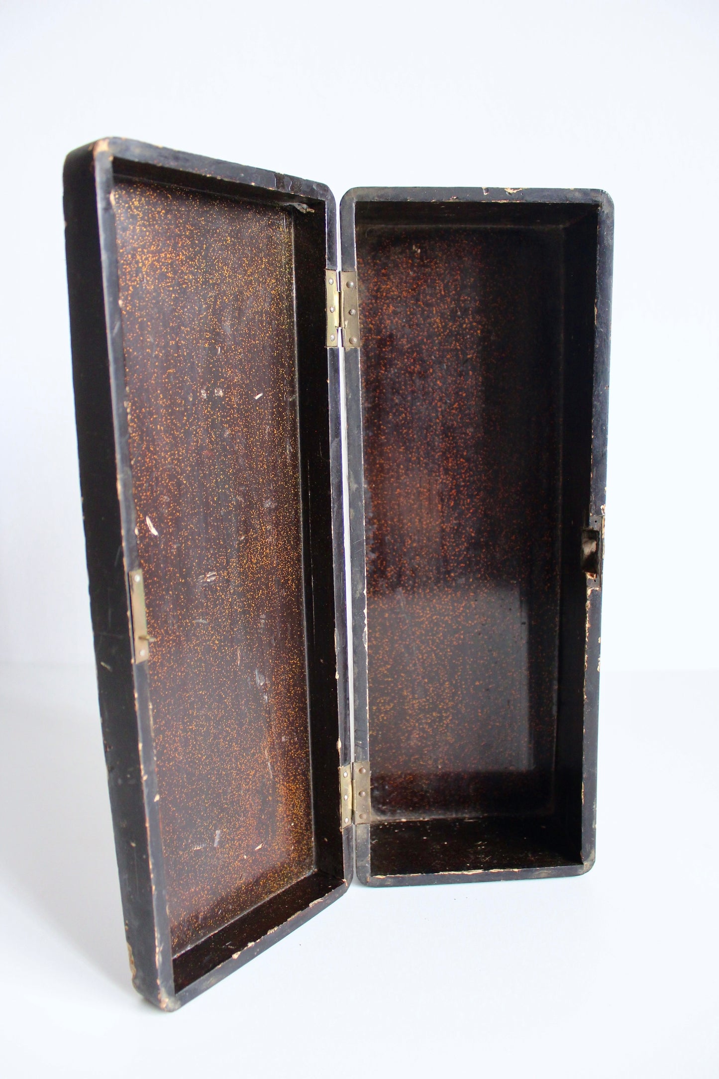 Antique Edo Period Domestic Ink Pen or Incense Lacquered Box