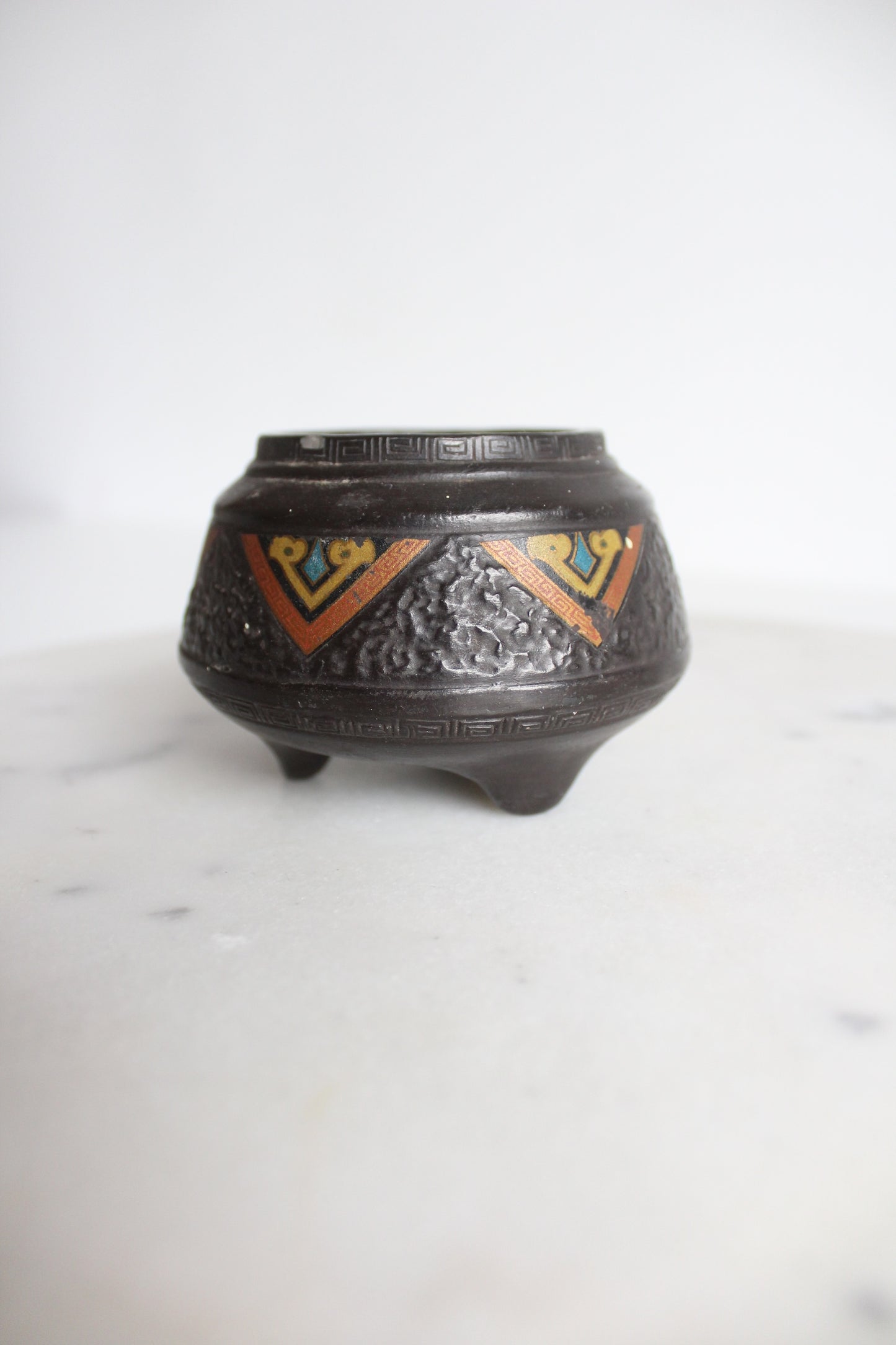 Early 20th Century Japanese Sumida Gama ware Mubkhar
