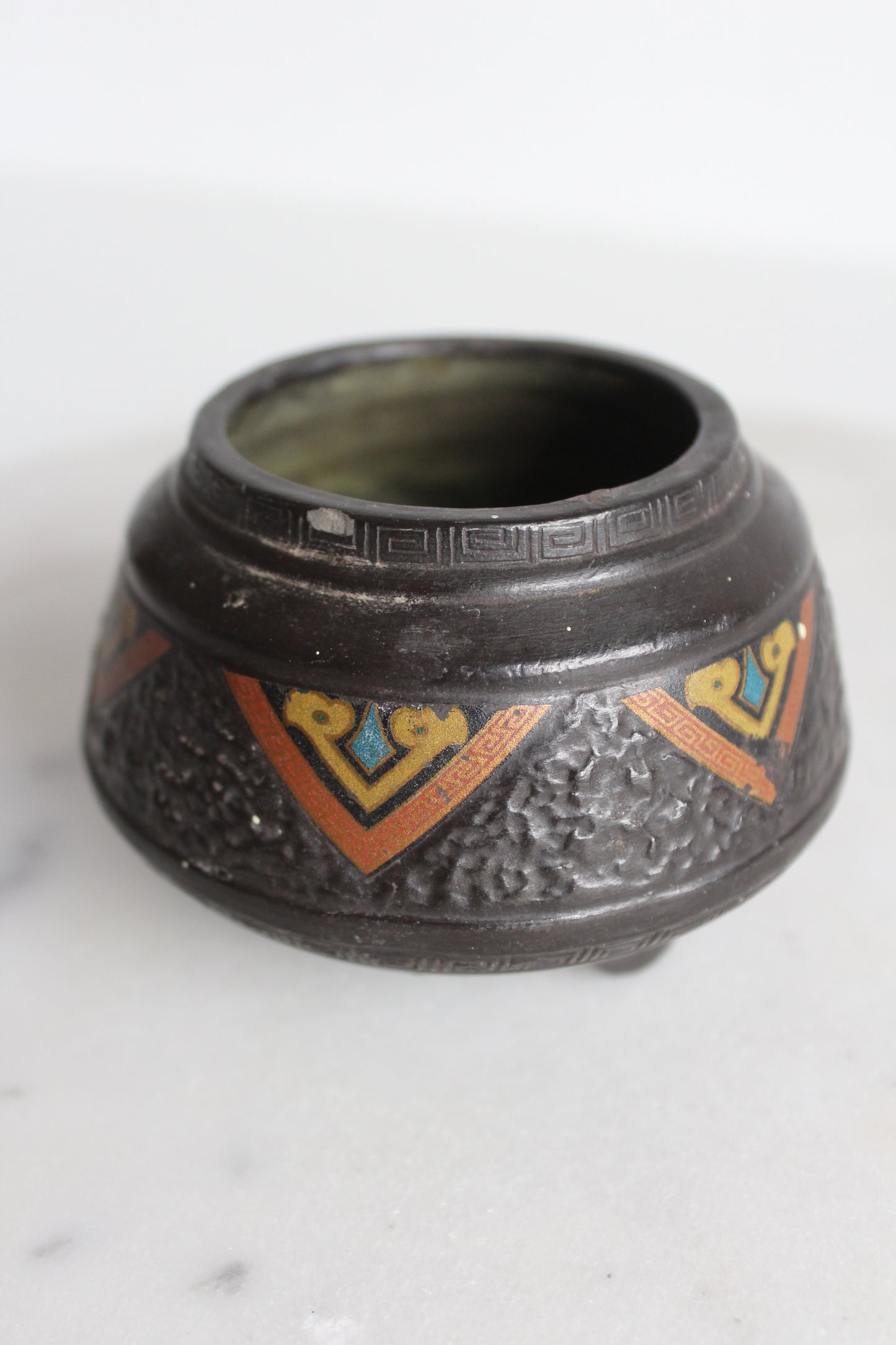 Early 20th Century Japanese Sumida Gama ware Mubkhar