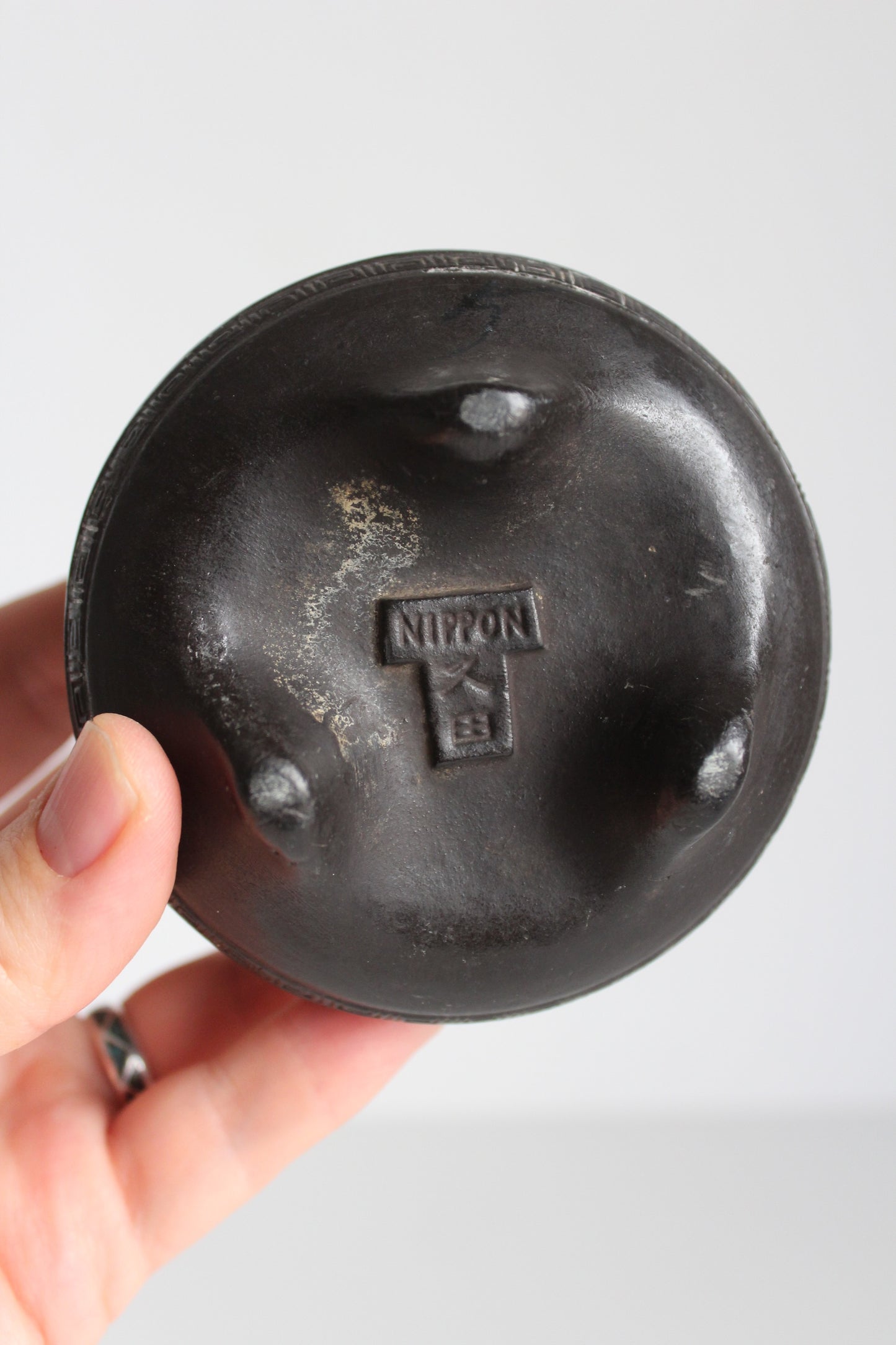 Early 20th Century Japanese Sumida Gama ware Mubkhar