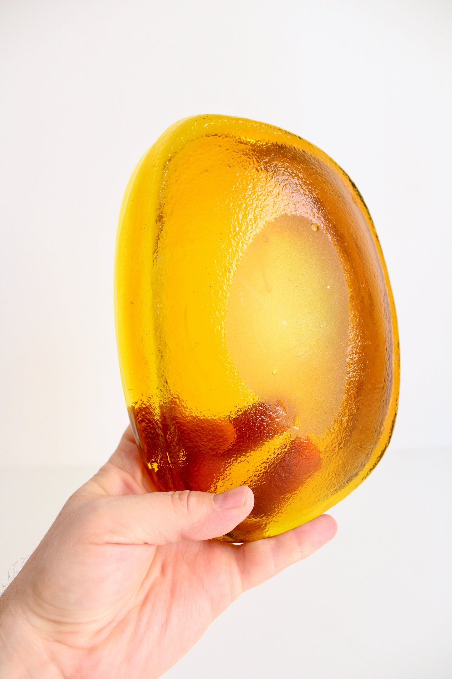 Midcentury Blenko Glass Ameba Ashtray