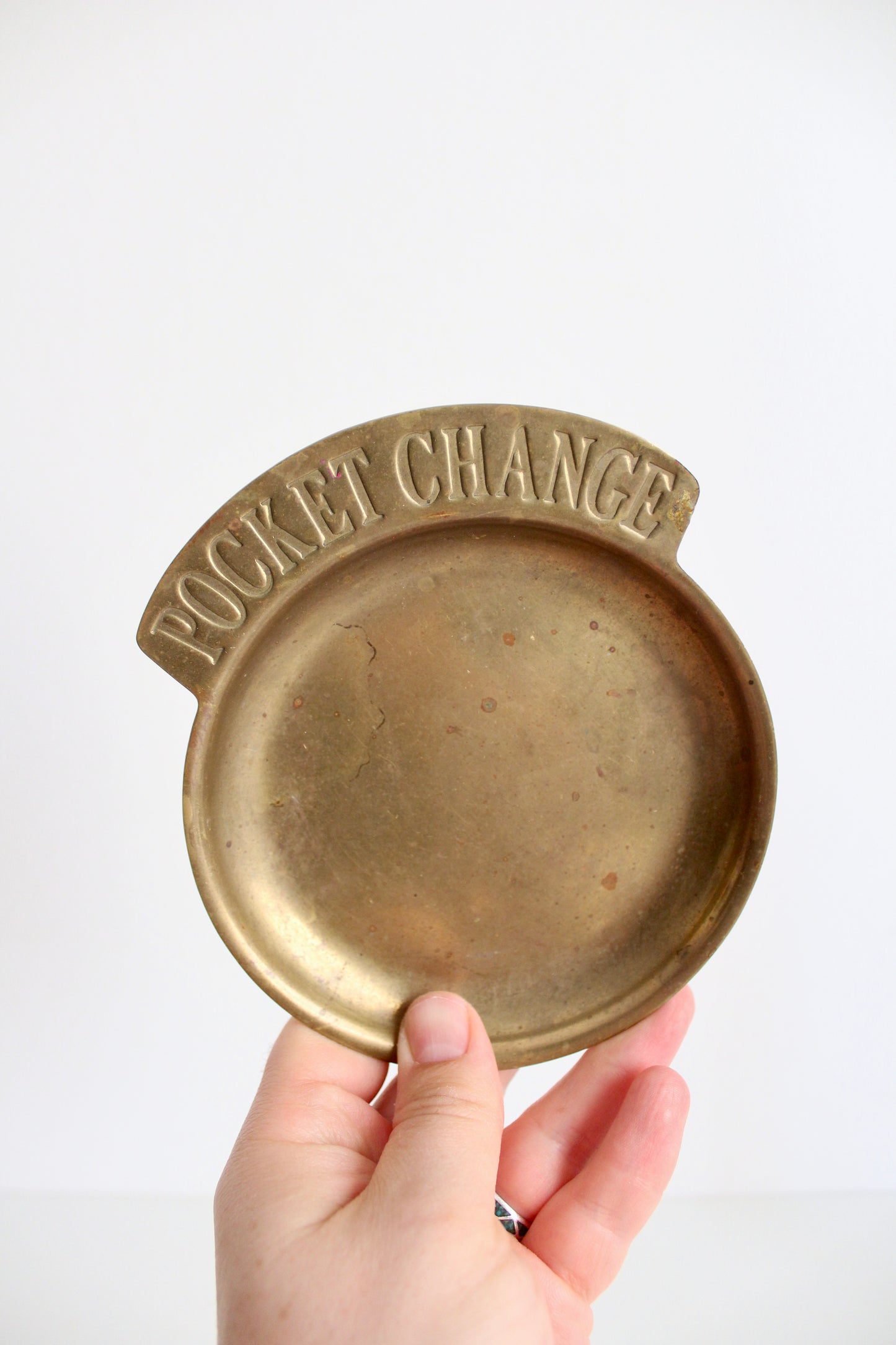 Midcentury Pocket Change Brass Dishes