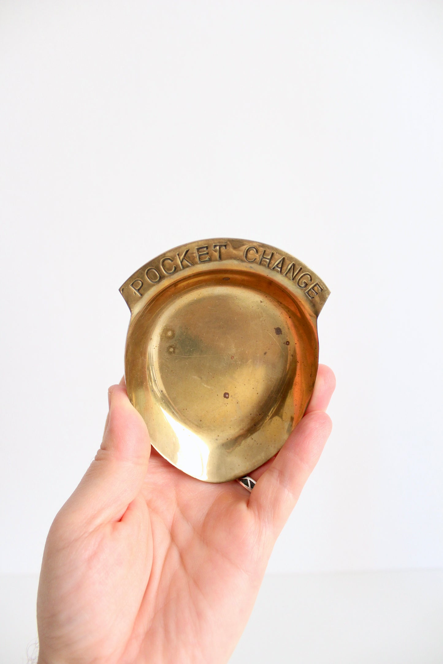 Midcentury Pocket Change Brass Dishes