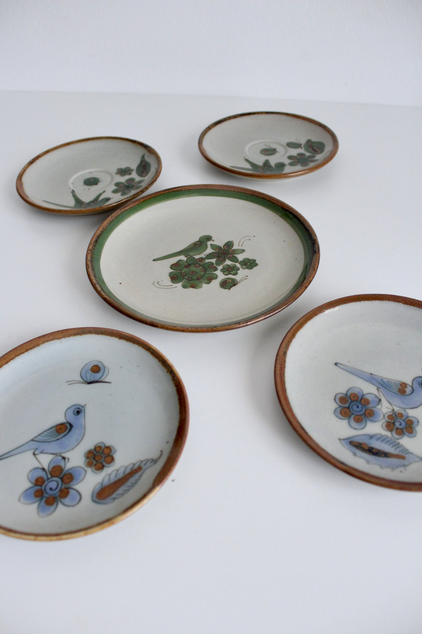 Vintage Mexican Ken Edwards "El Palomar" Pottery Plates