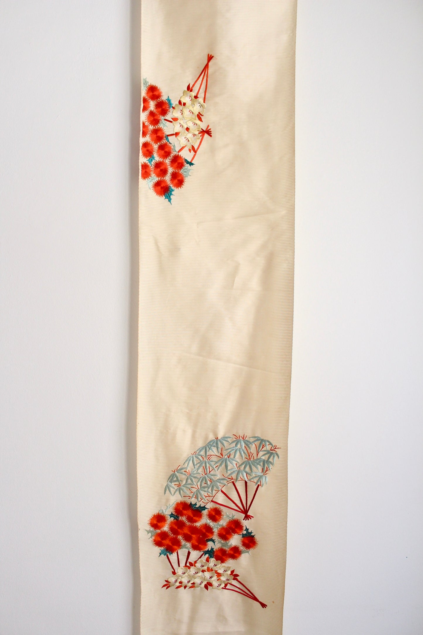 1930s-1950s Vintage Silk Embroidered Chinese Textile