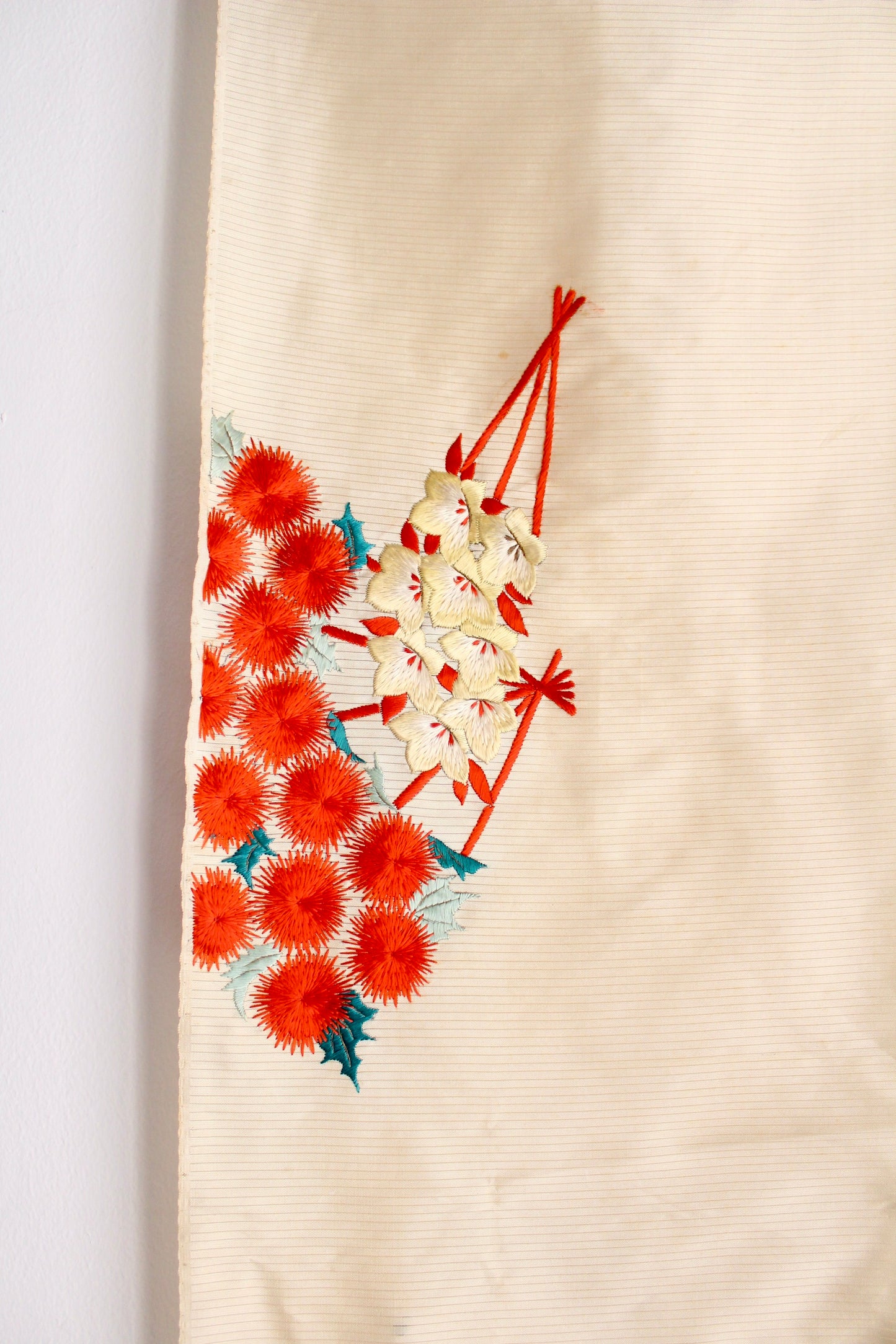 1930s-1950s Vintage Silk Embroidered Chinese Textile
