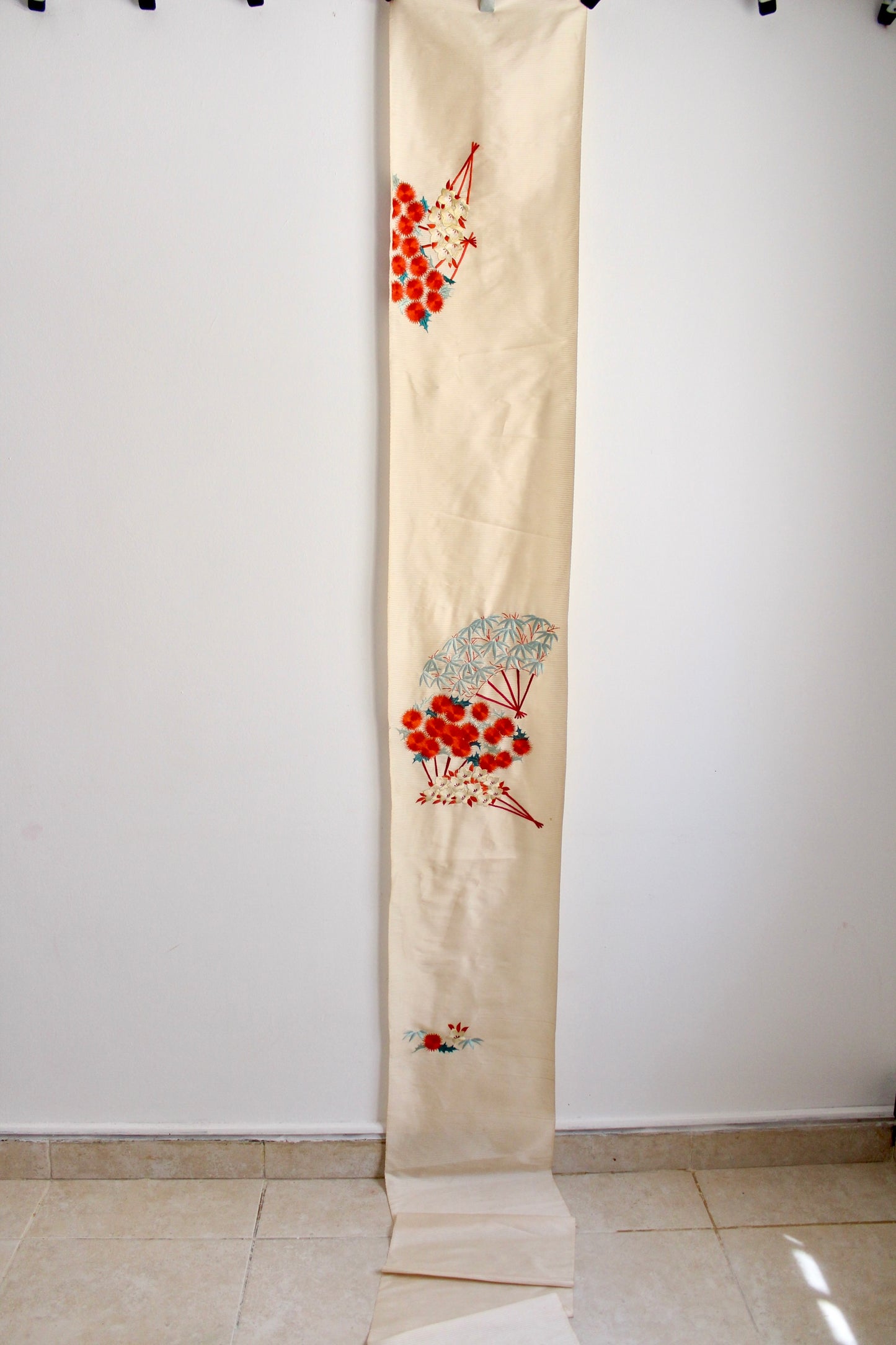 1930s-1950s Vintage Silk Embroidered Chinese Textile