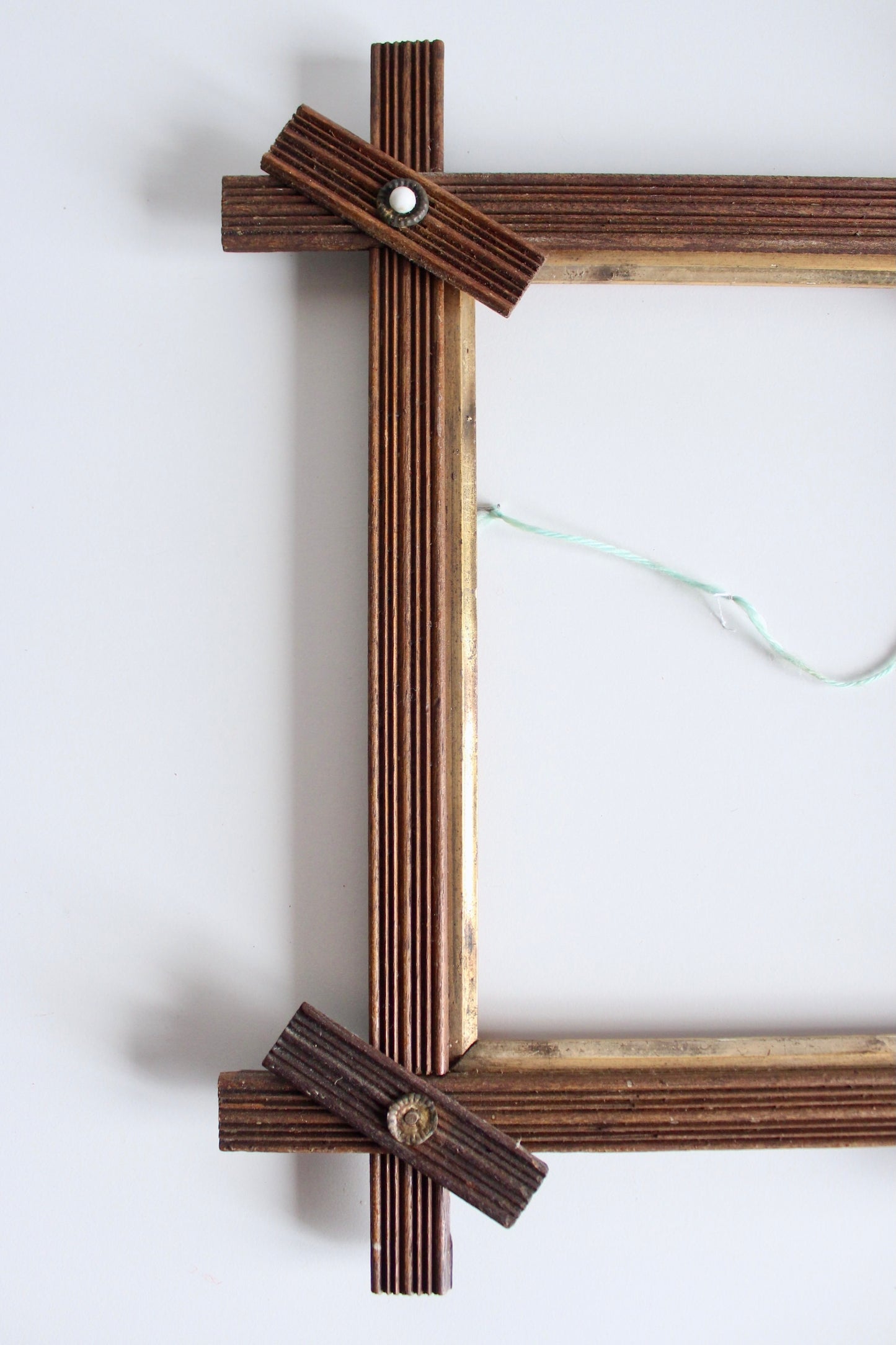 Late 19th Century Tramp Art Frame