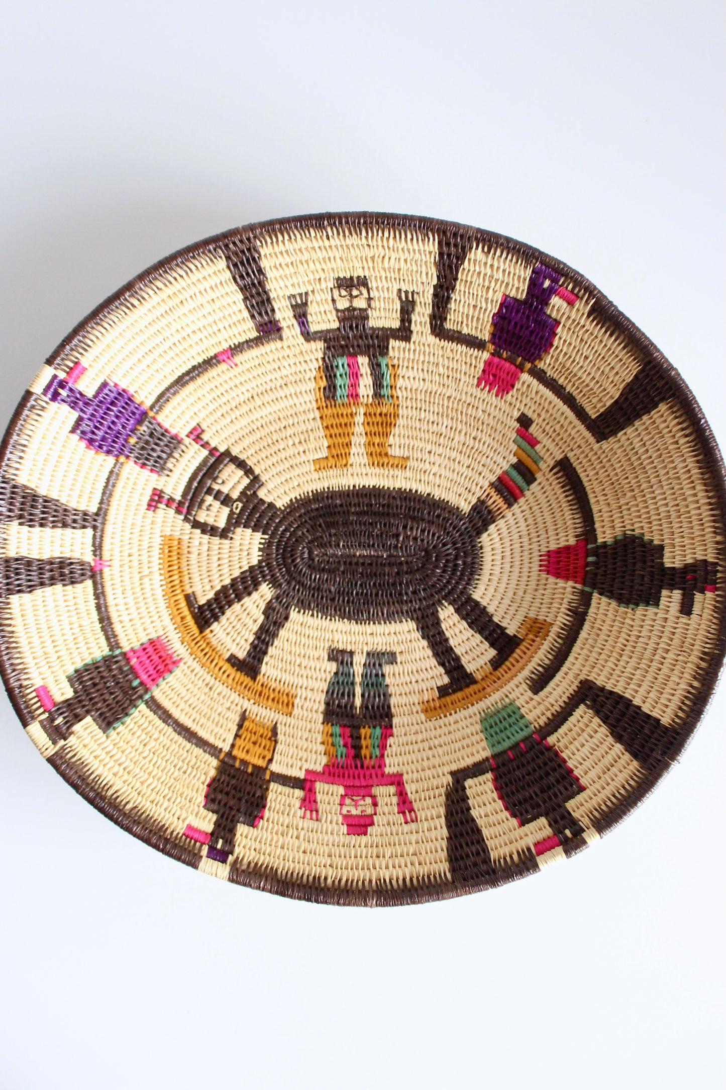 Panamanian Wounaan/Embera Woven Palm Basket