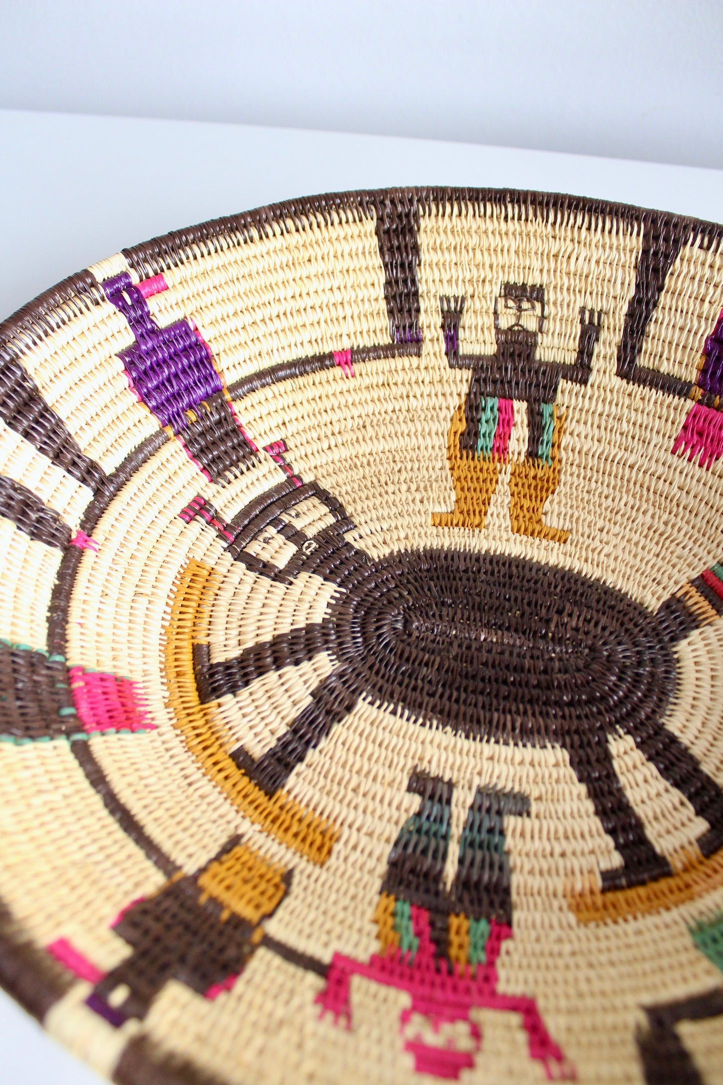 Panamanian Wounaan/Embera Woven Palm Basket