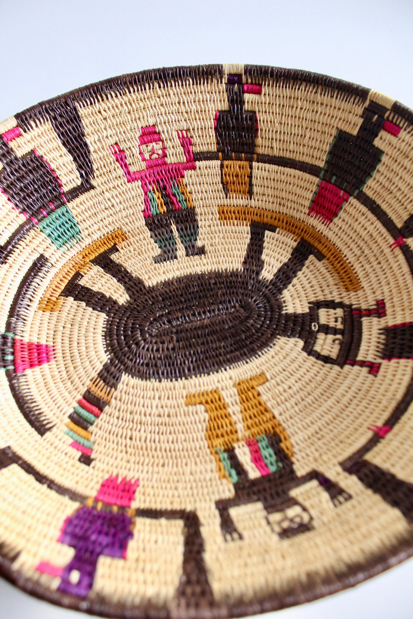 Panamanian Wounaan/Embera Woven Palm Basket