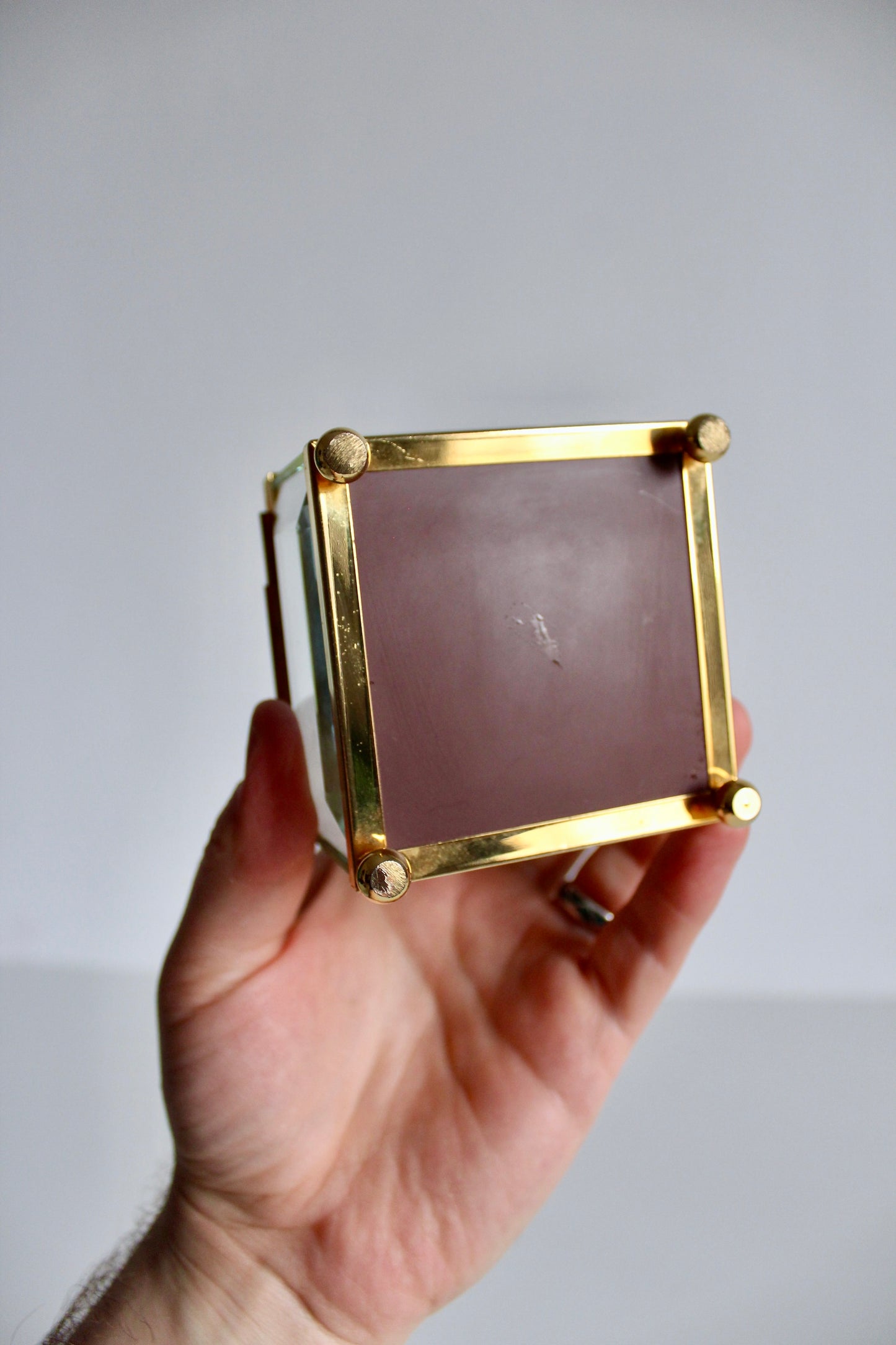 1980s Bevelled Glass Box