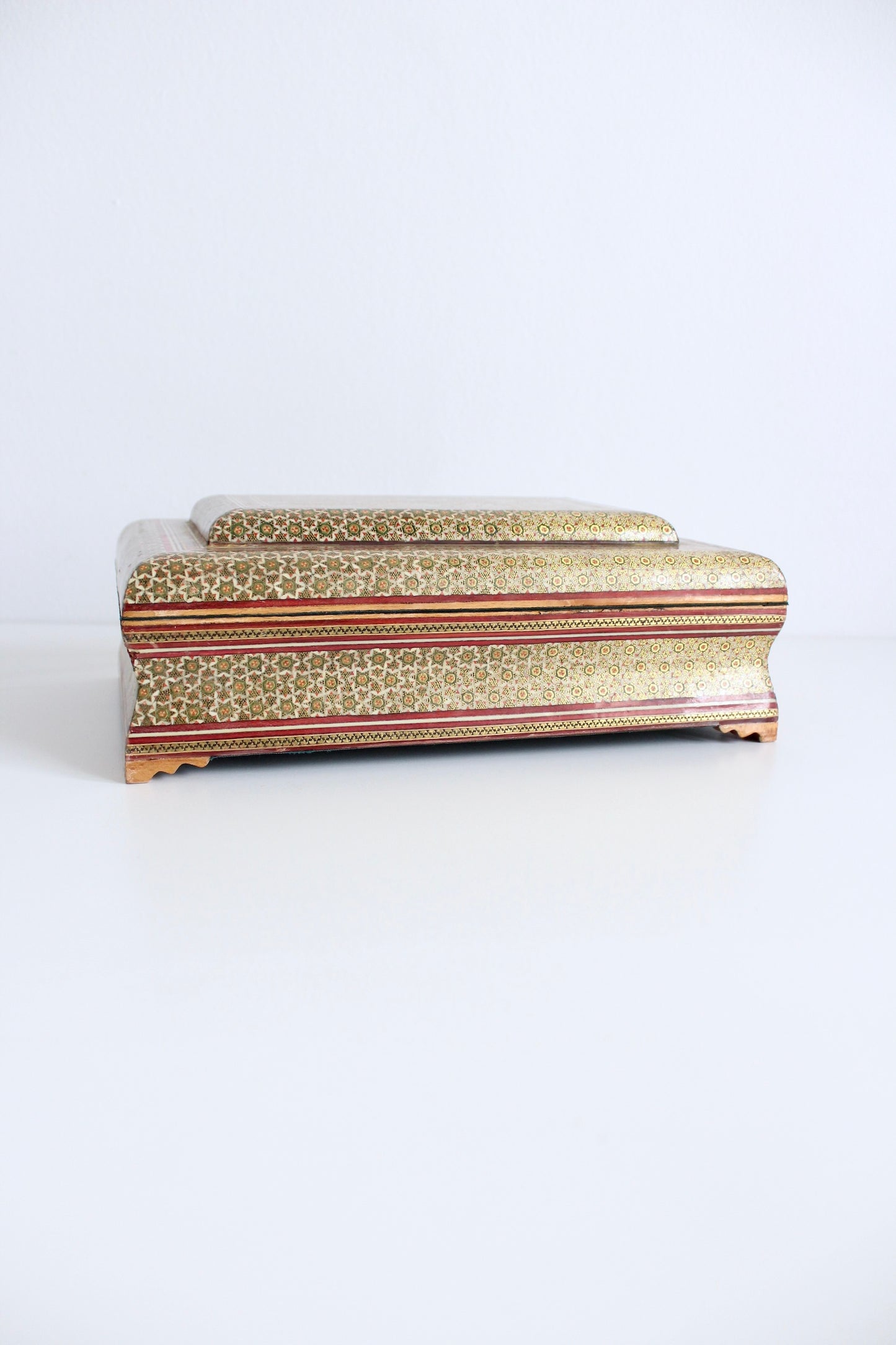 Vintage Marquetry Jewelry Boxes