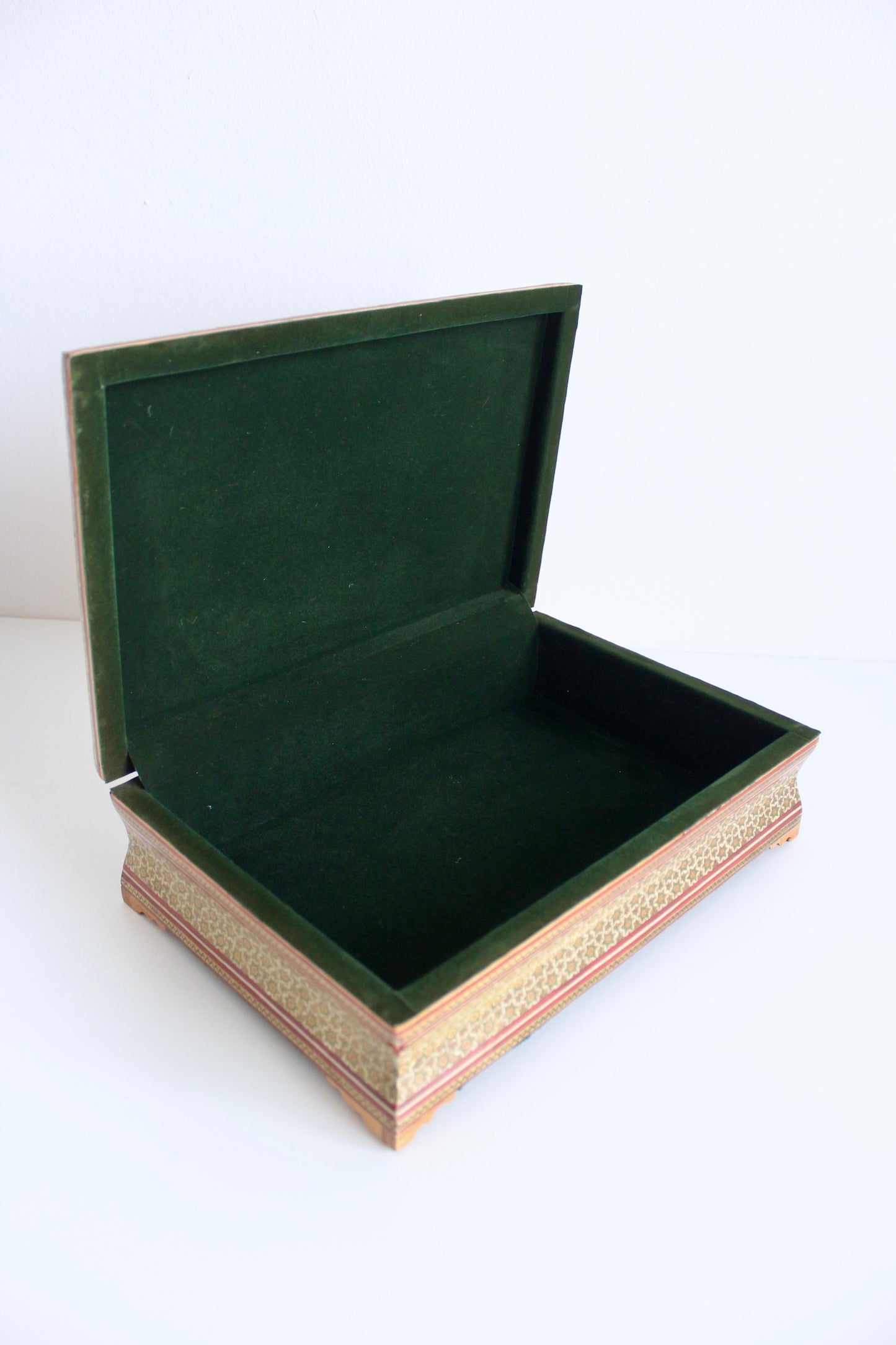 Vintage Marquetry Jewelry Boxes