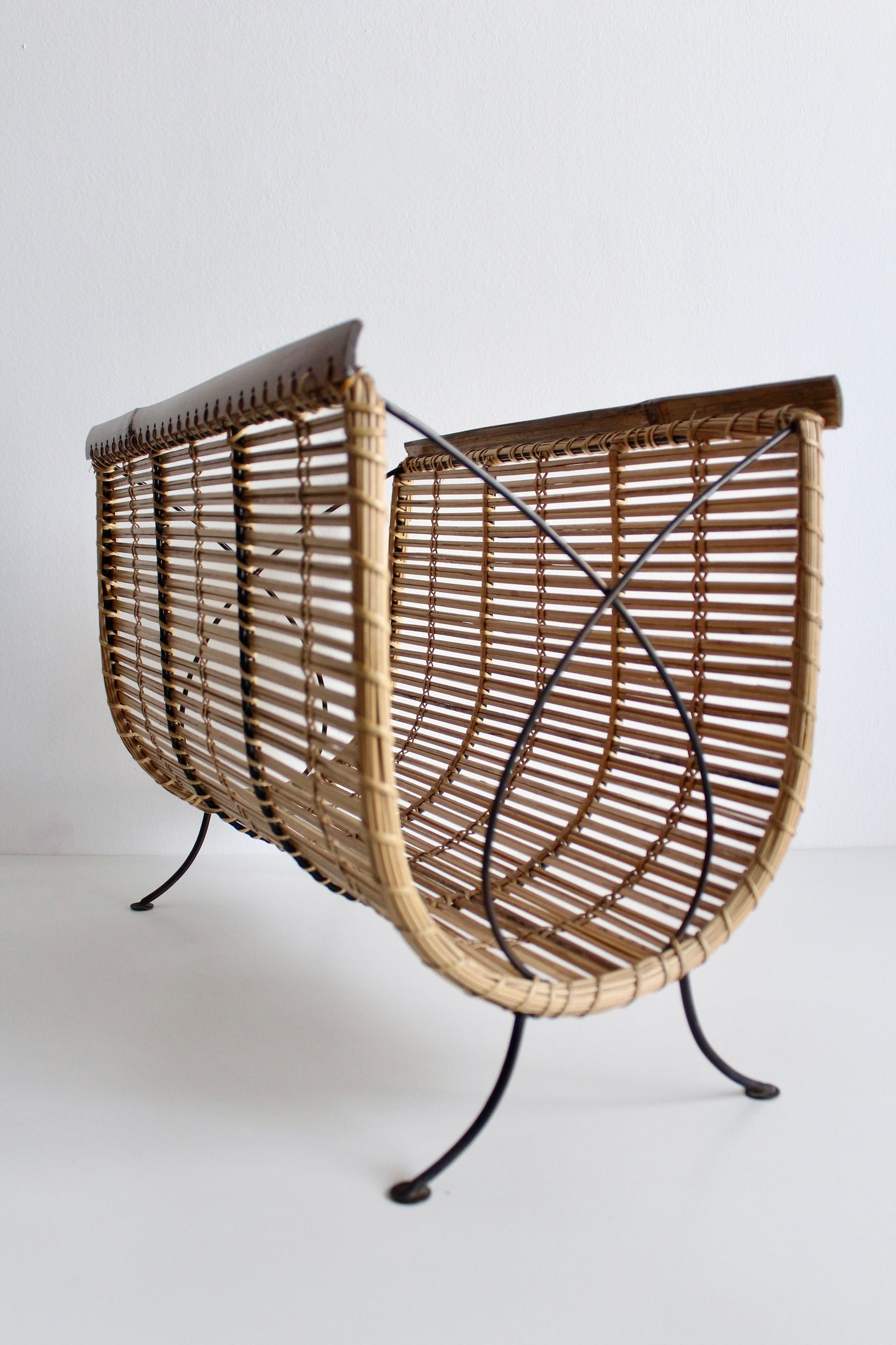 Mid Century 1960s European Magazine/Newspaper Rack