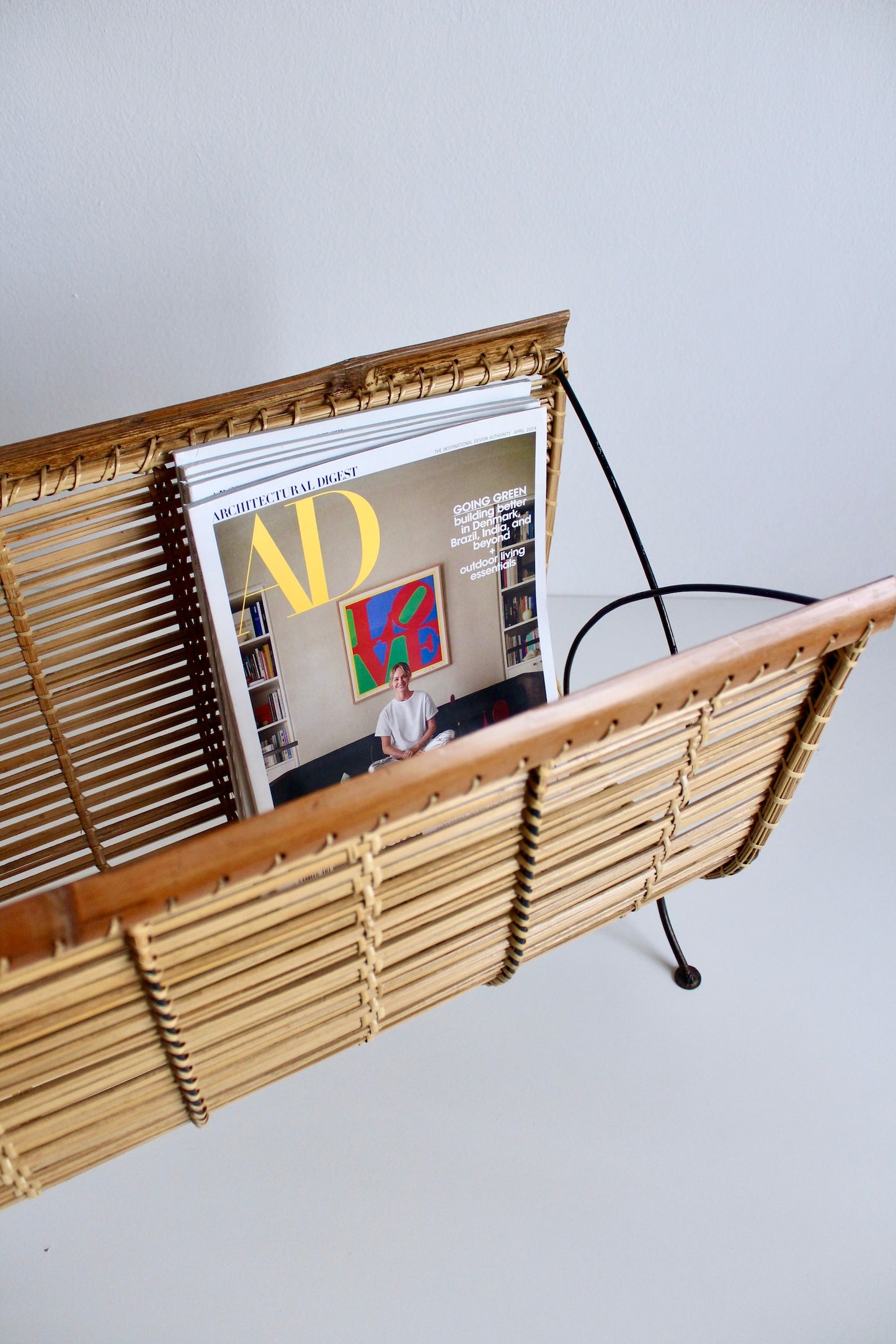 Mid Century 1960s European Magazine/Newspaper Rack