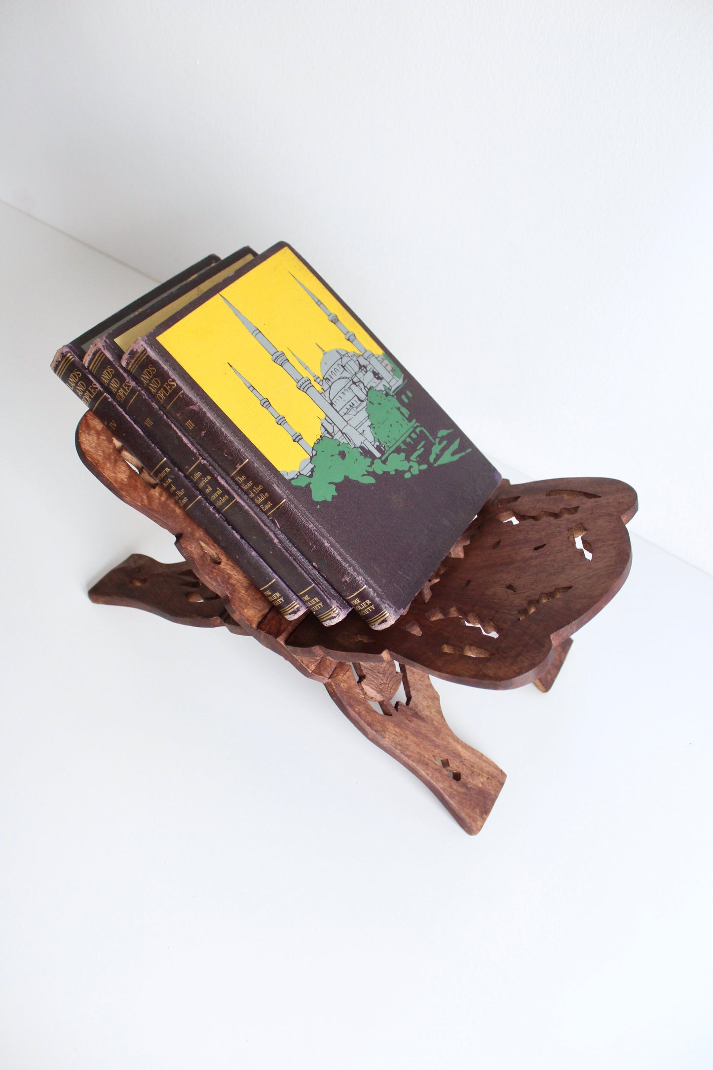 Handcarved Rosewood Bookstands