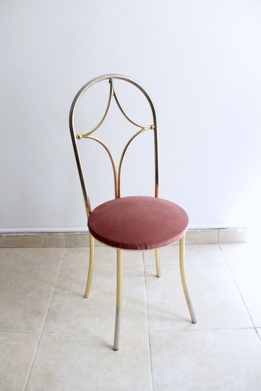 1970s Hollywood Regency Style Vanity Chair