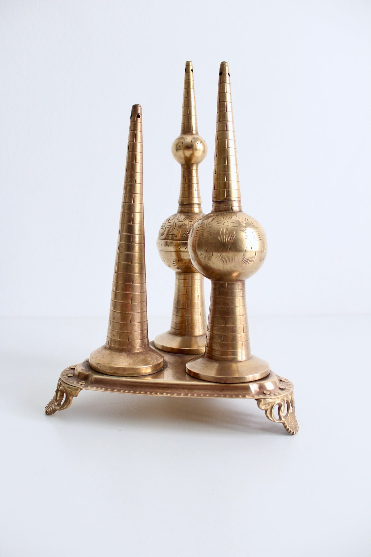 Vintage Brass Kuwait Towers Made in India
